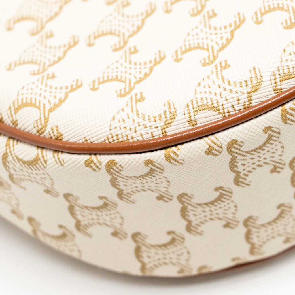celine-ava-bag-triomphe-canvas-calfskin-white-brown-ghw-copy