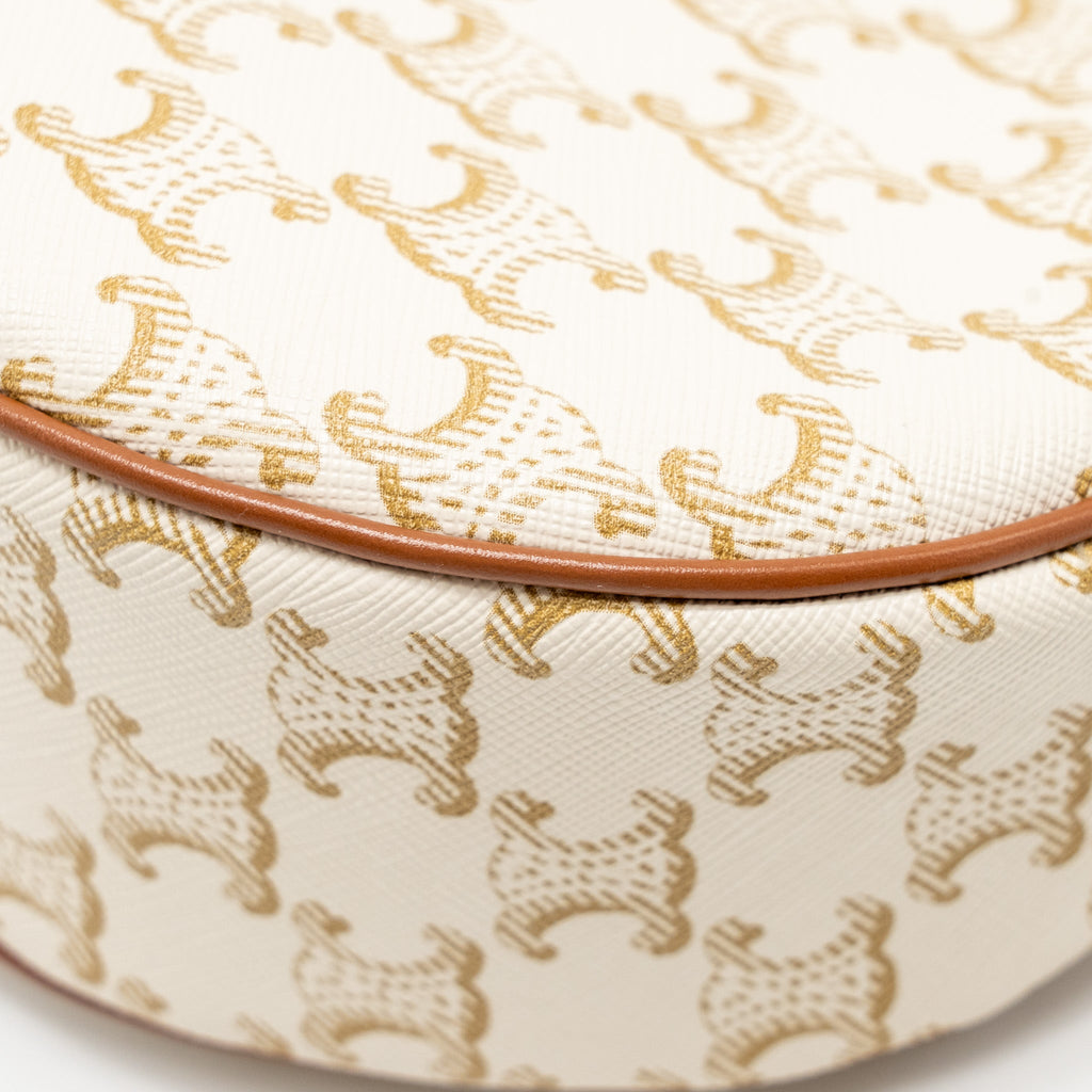 celine-ava-bag-triomphe-canvas-calfskin-white-brown-ghw-copy