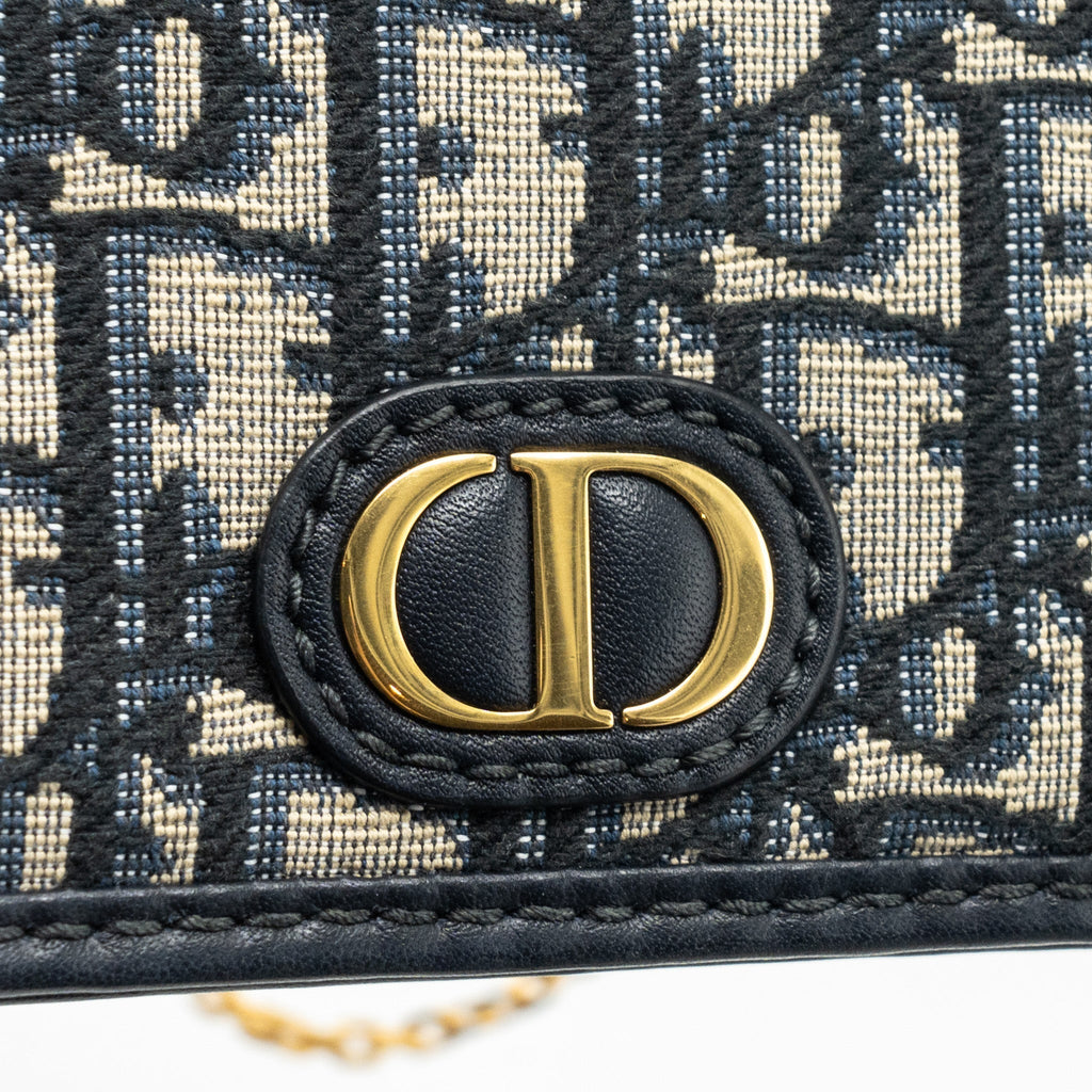 dior-30-montaigne-pouch-with-chain-canvas-blue-oblique-ghw