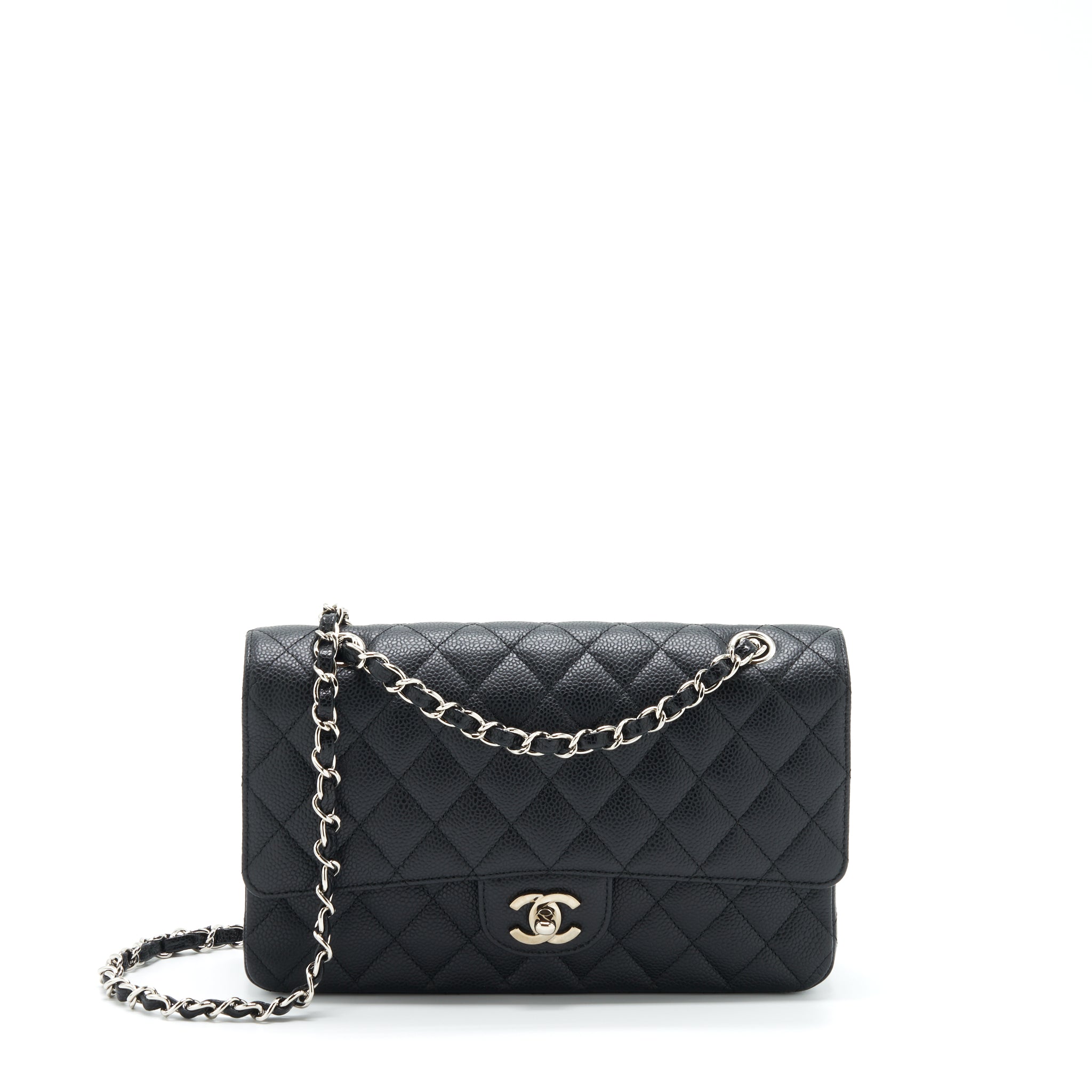 chanel-medium-classic-flap-bag-caviar-black-shw