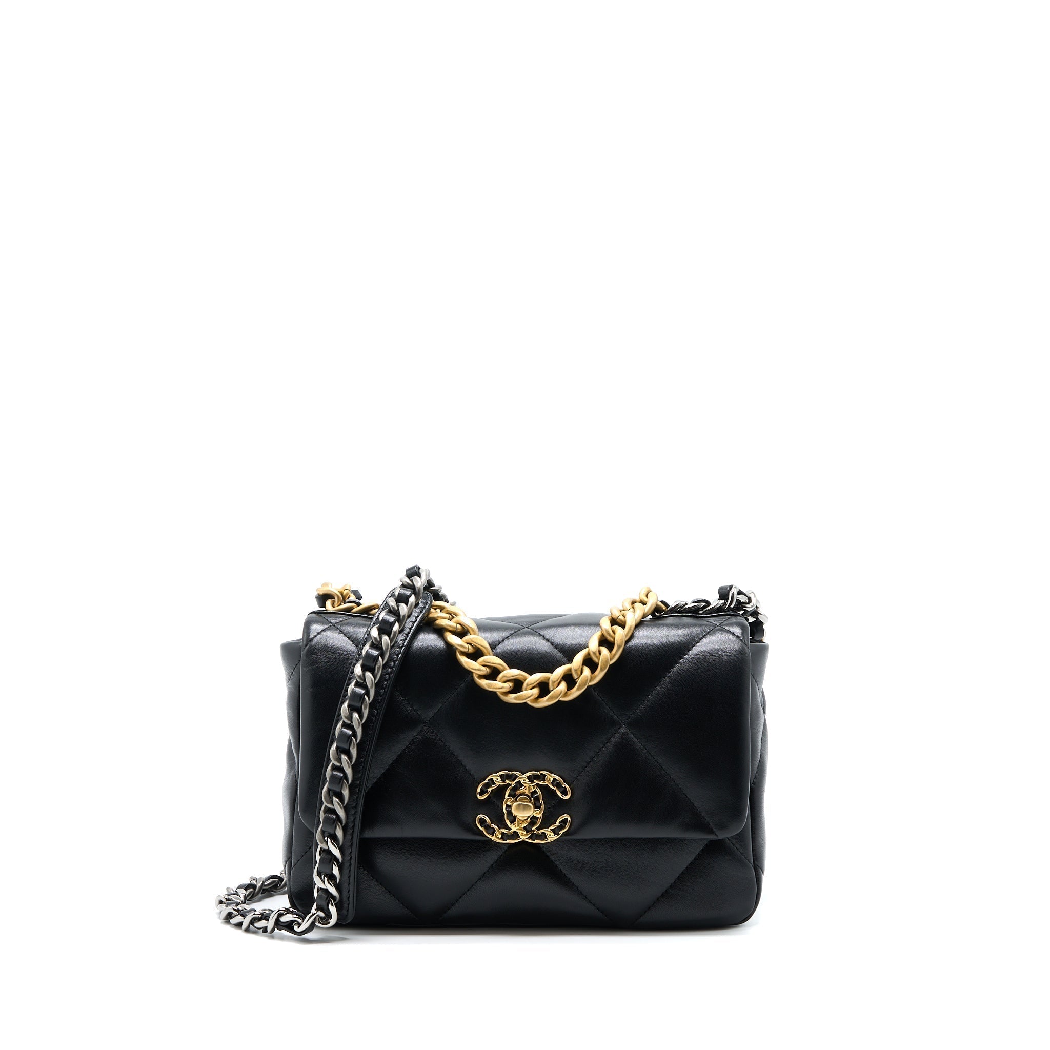 chanel-small-19-bag-lambskin-black-multicolour-hardware-microchip-2