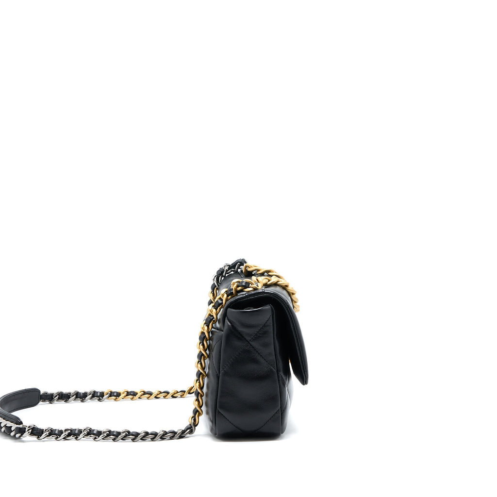 chanel-small-19-bag-lambskin-black-multicolour-hardware-microchip-2