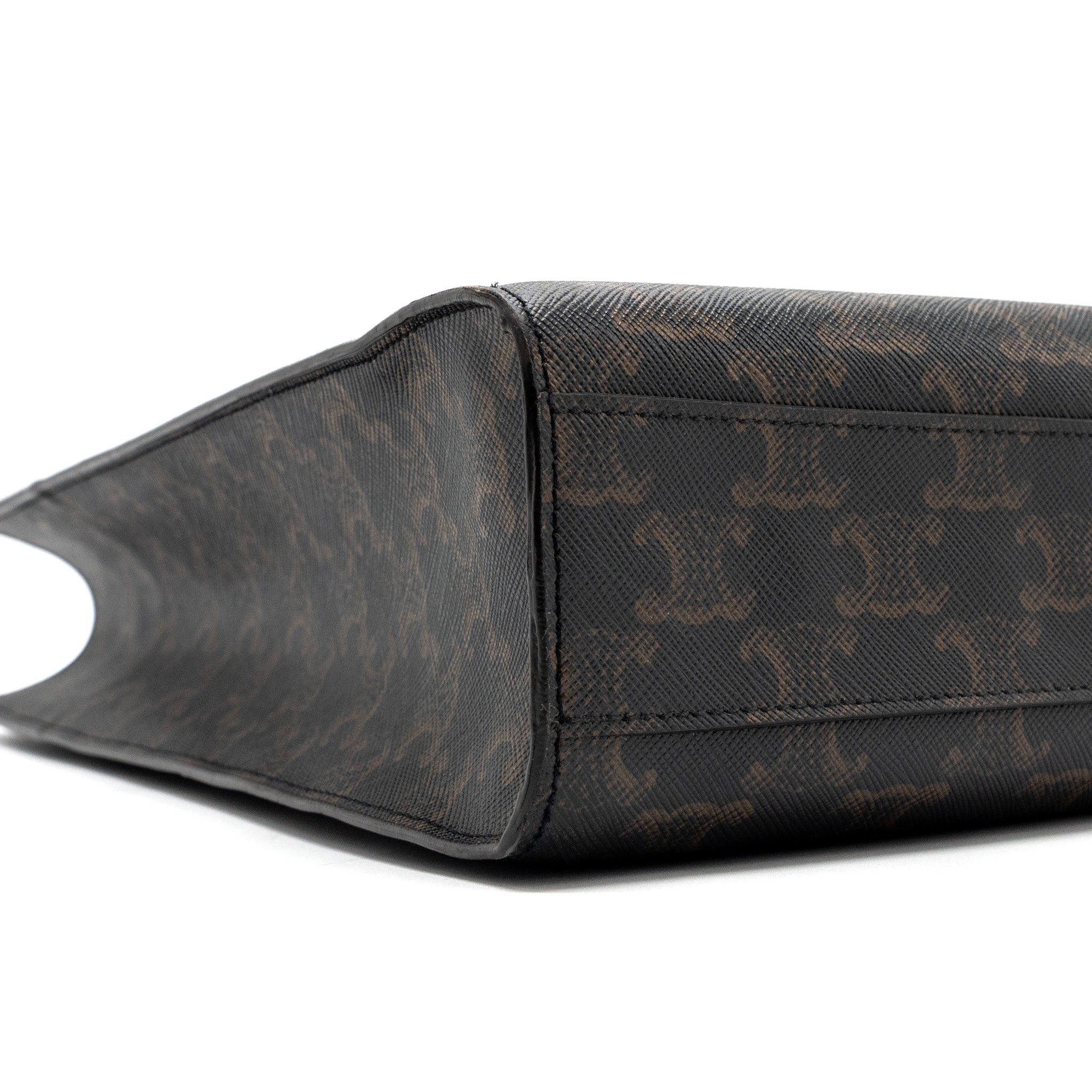 celine-vertical-cabas-triomphe-canvas-leather-ghw