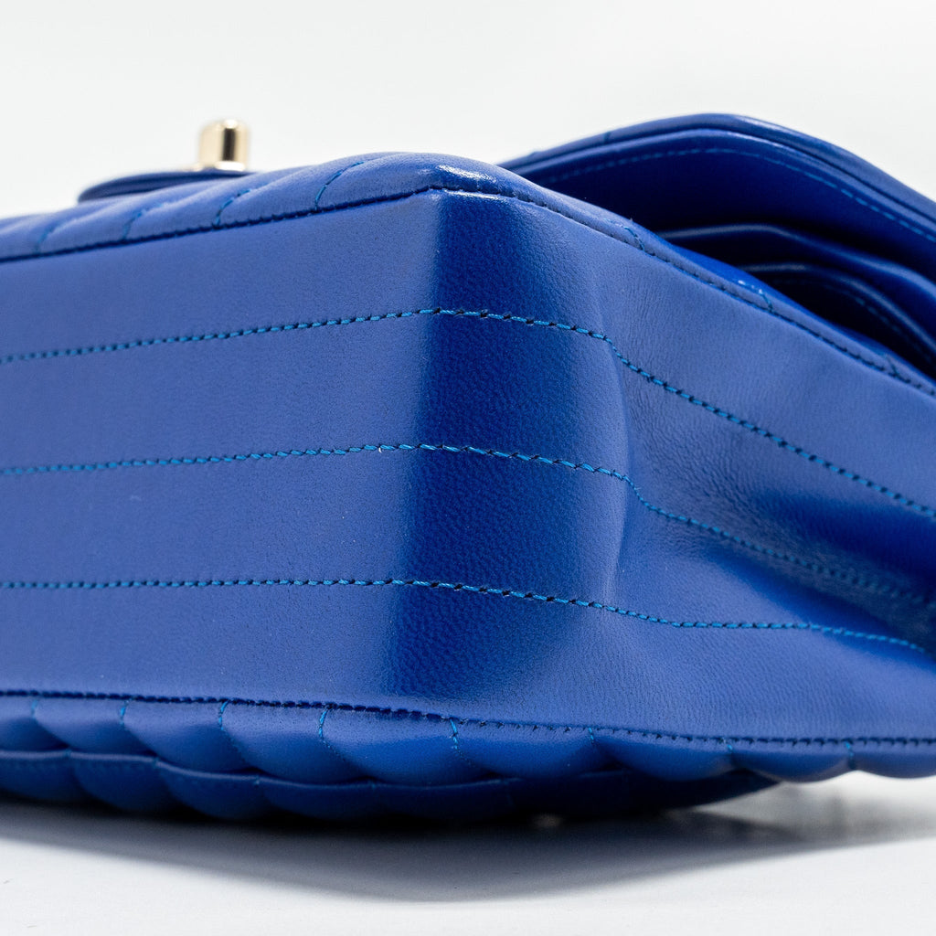 chanel-small-classic-double-flap-bag-chevron-lambskin-blue-lghw