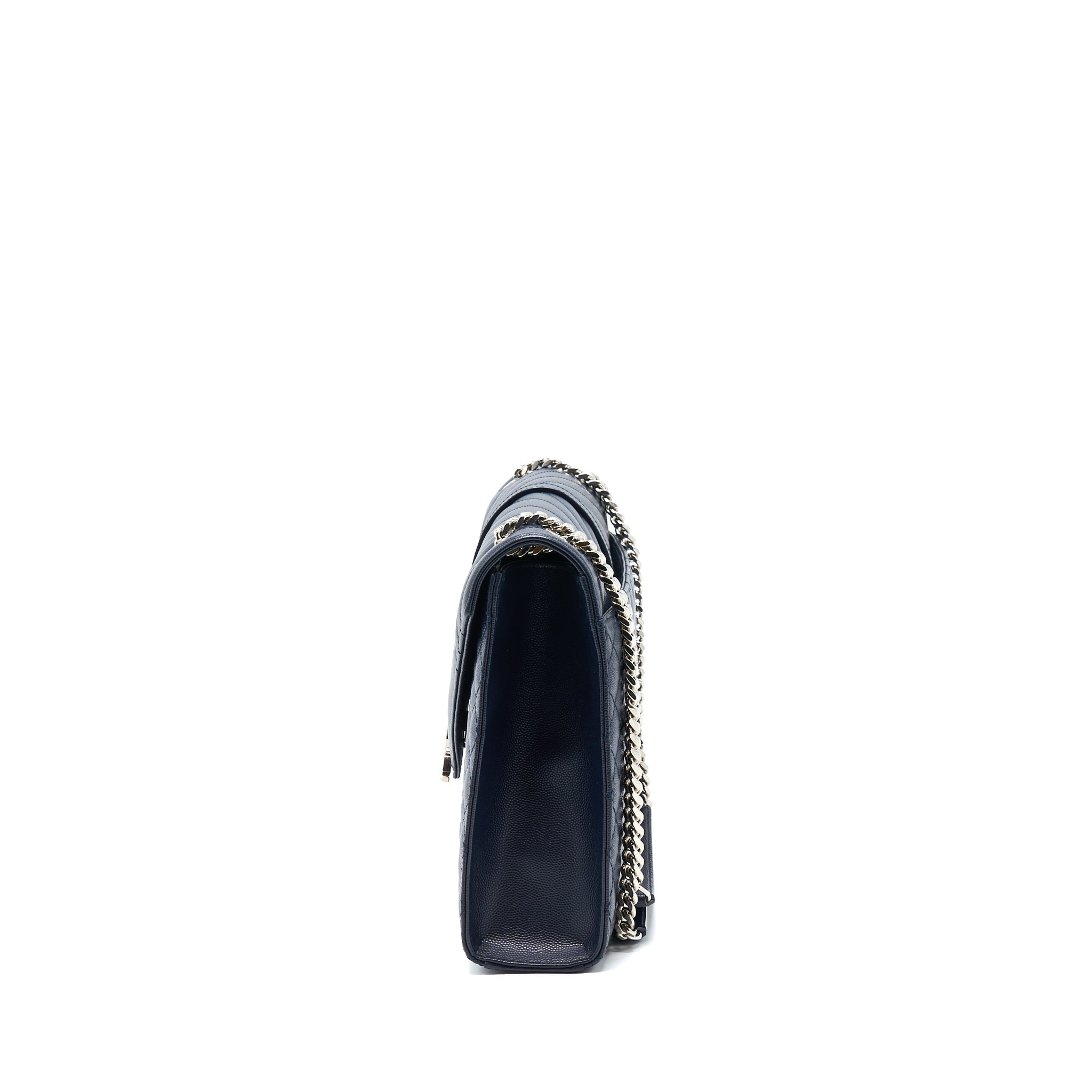 saint-laurent-envelop-shoulder-bag-calfskin-navy-shw