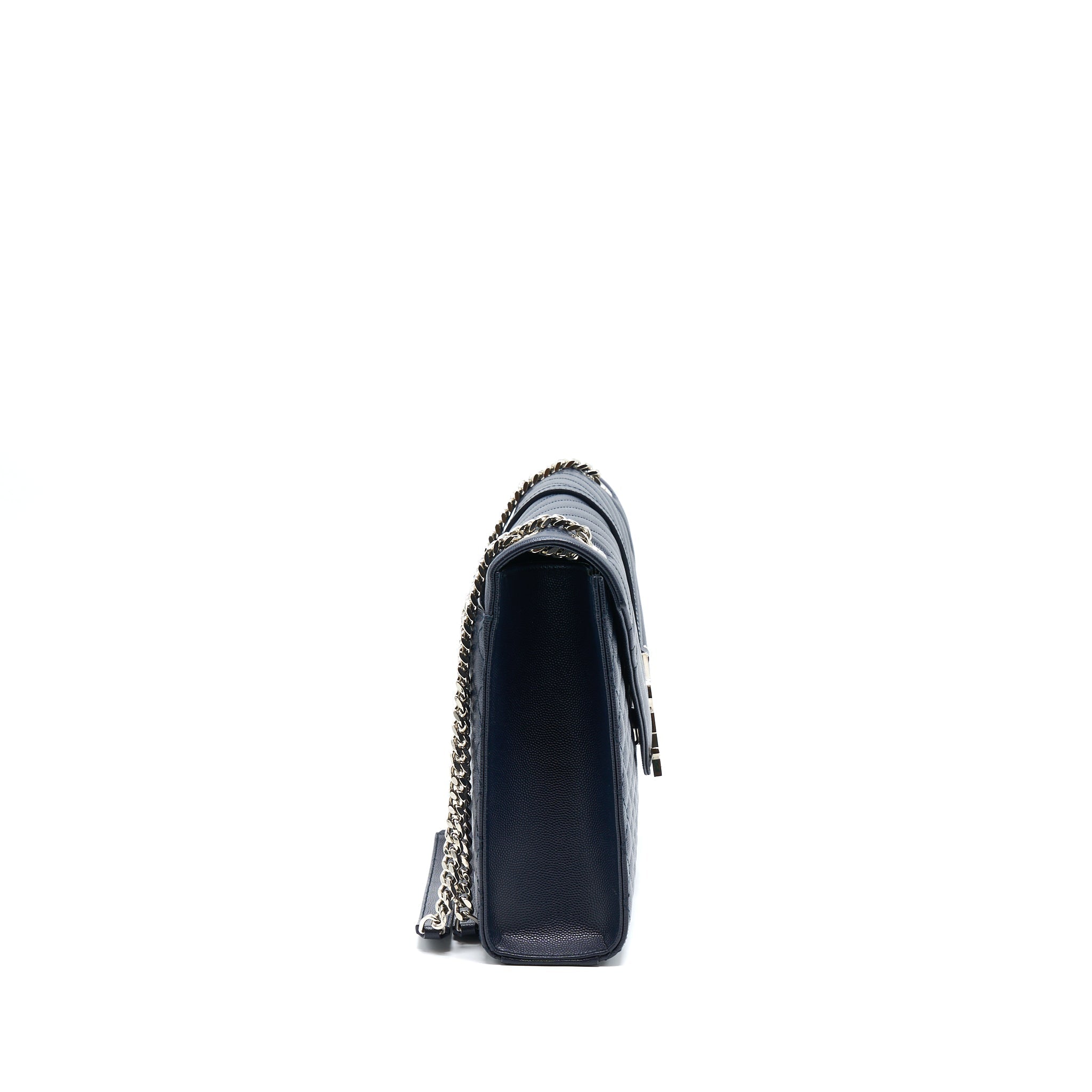 saint-laurent-envelop-shoulder-bag-calfskin-navy-shw