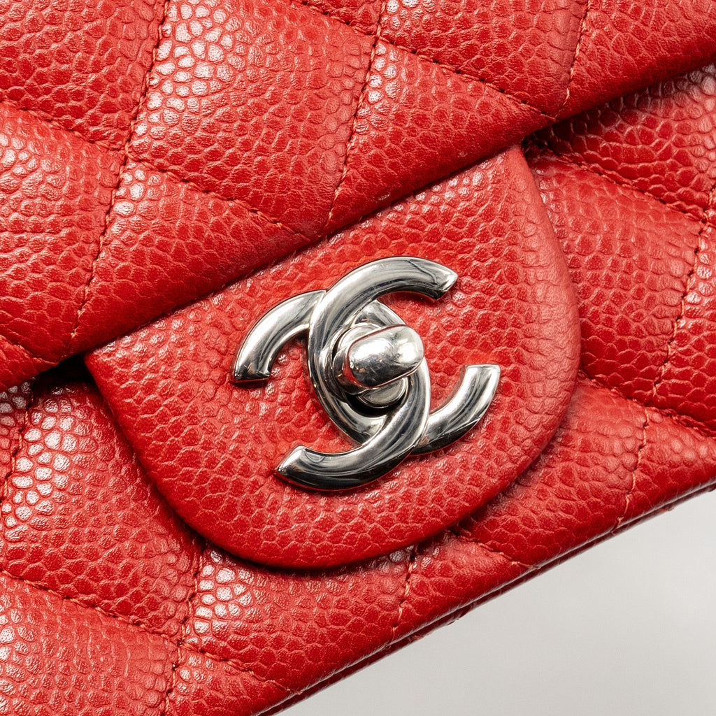 chanel-mini-square-flap-bag-caviar-red-shw