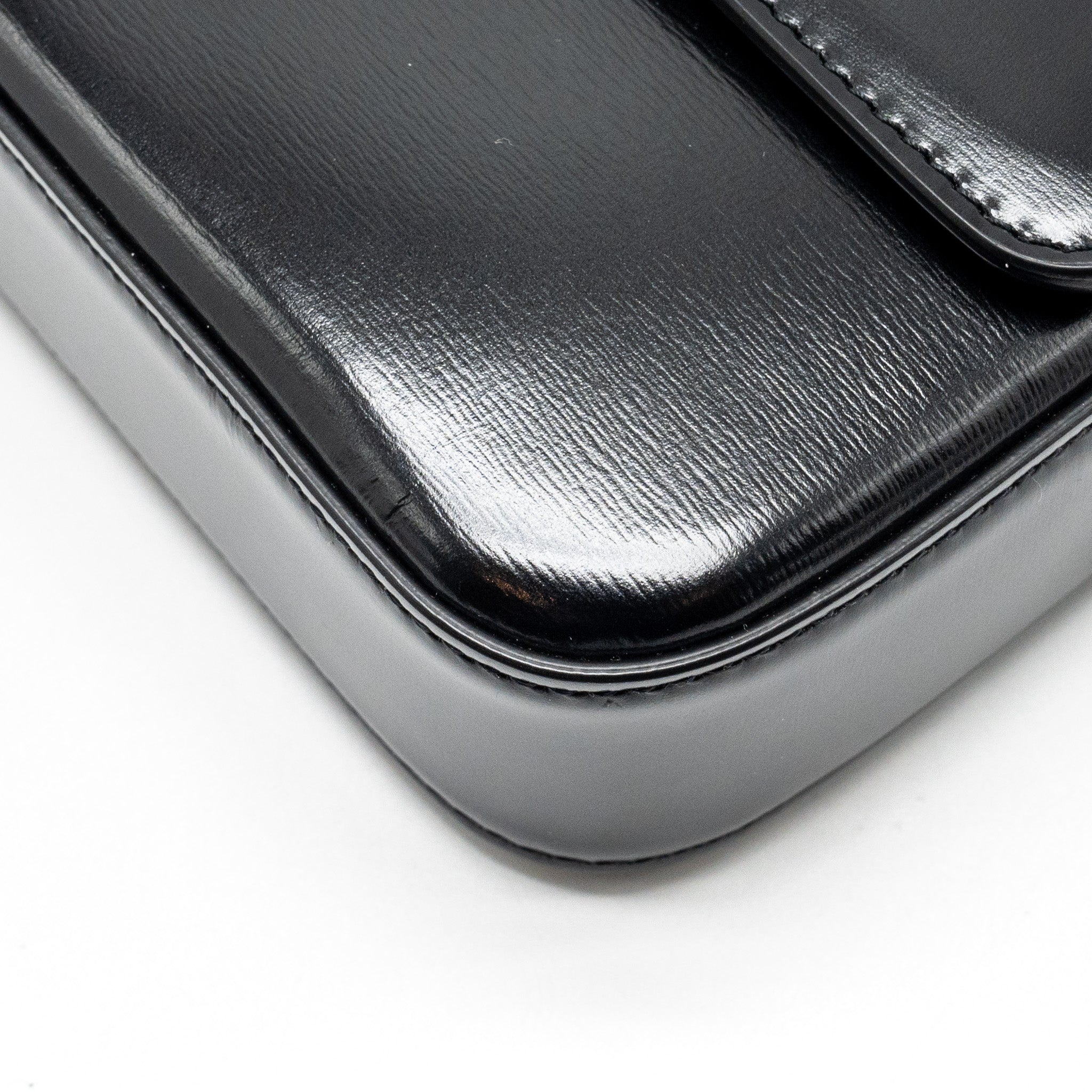 celine-triomphe-shoulder-bag-shiny-calfskin-black-ghw-1