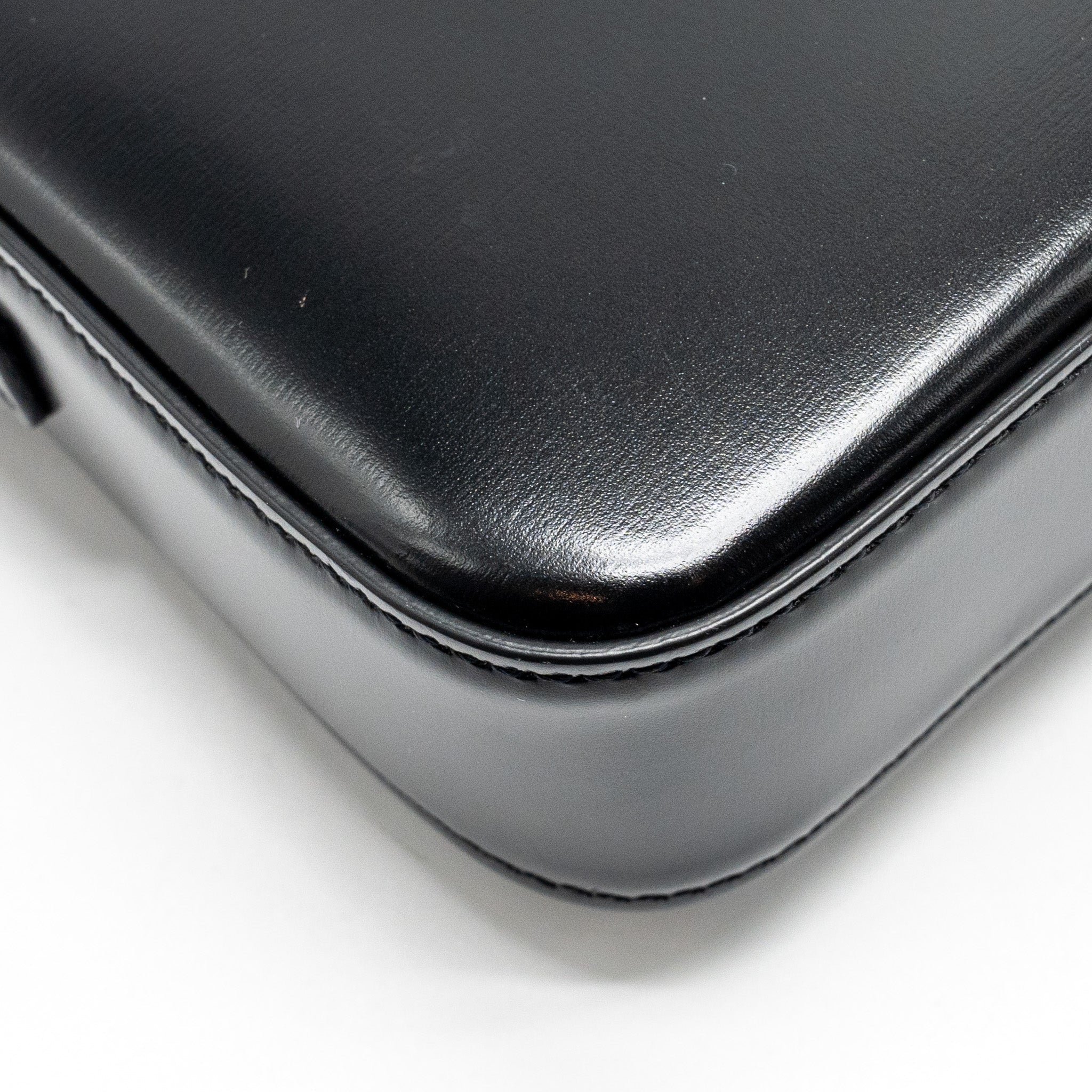 celine-triomphe-shoulder-bag-shiny-calfskin-black-ghw-1