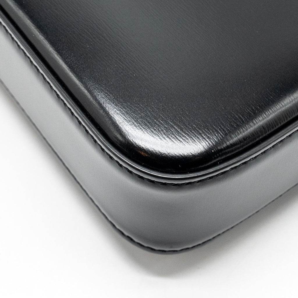 celine-triomphe-shoulder-bag-shiny-calfskin-black-ghw-1