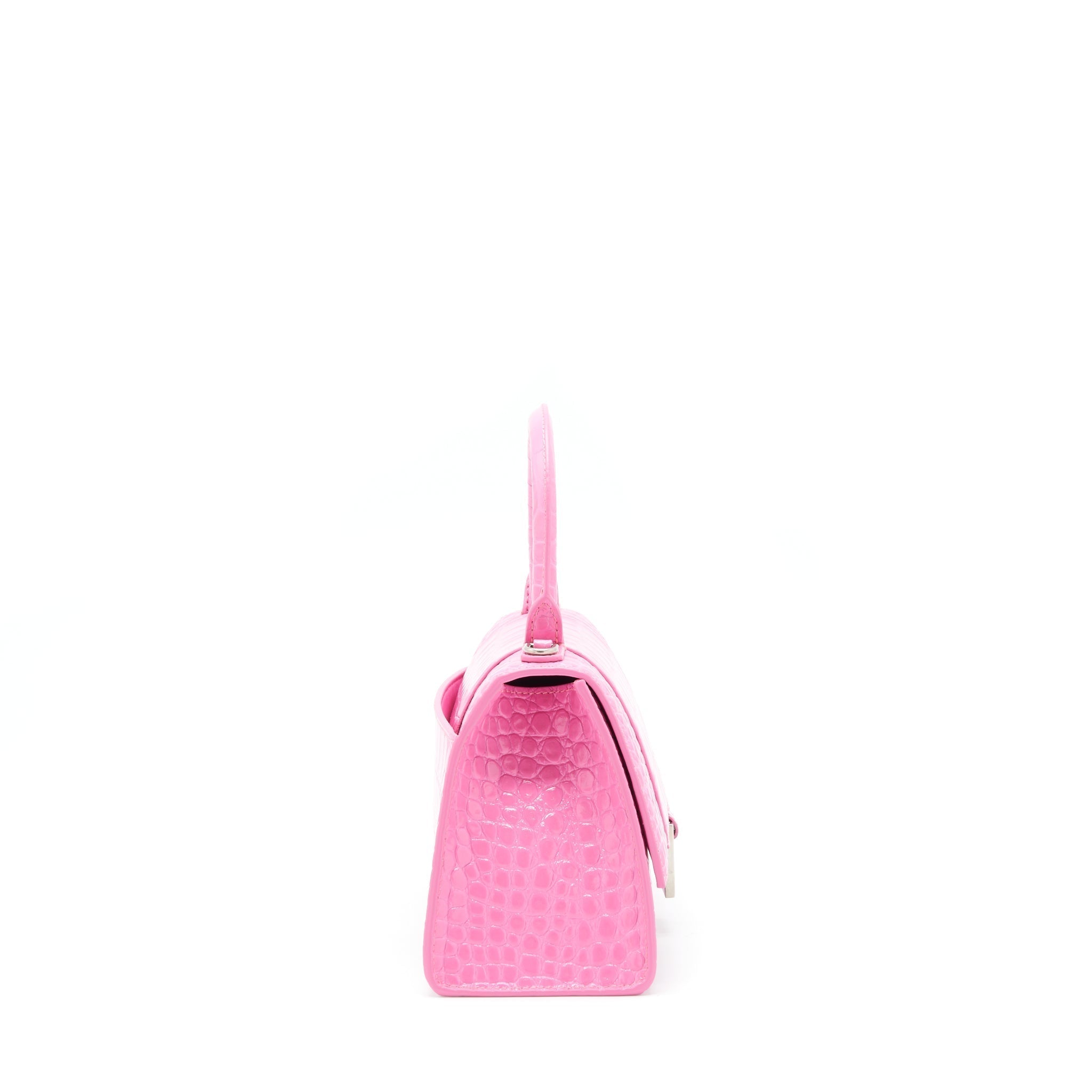 balenciaga-hourglass-croc-embossed-pink-shw