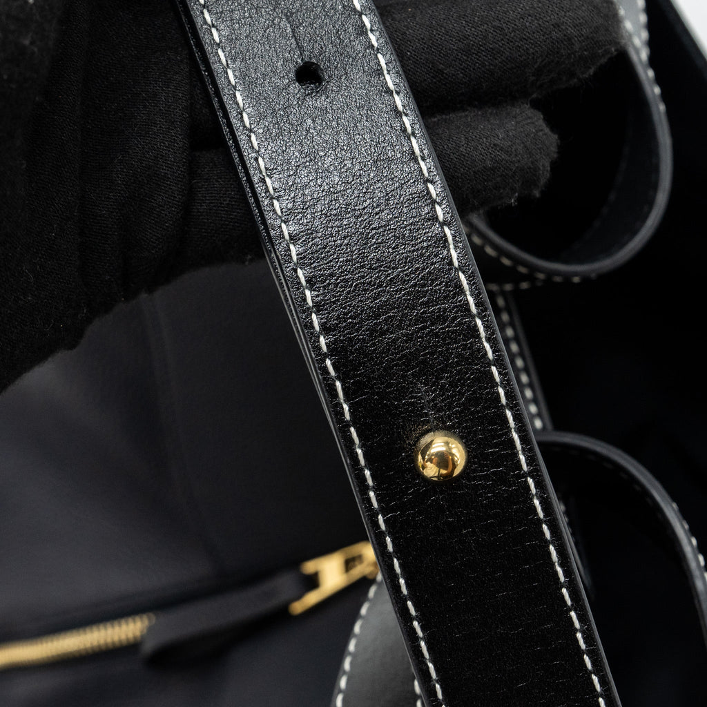 loewe-medium-hammock-bag-grained-calfskin-dark-blue-ghw