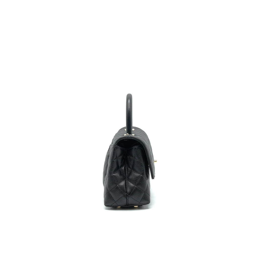 chanel-small-coco-handle-24cm-caviar-black-ghw-microchip