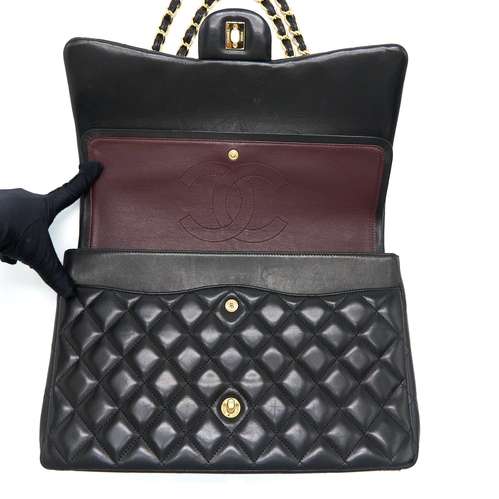 chanel-maxi-classic-double-flap-bag-lambskin-ghw