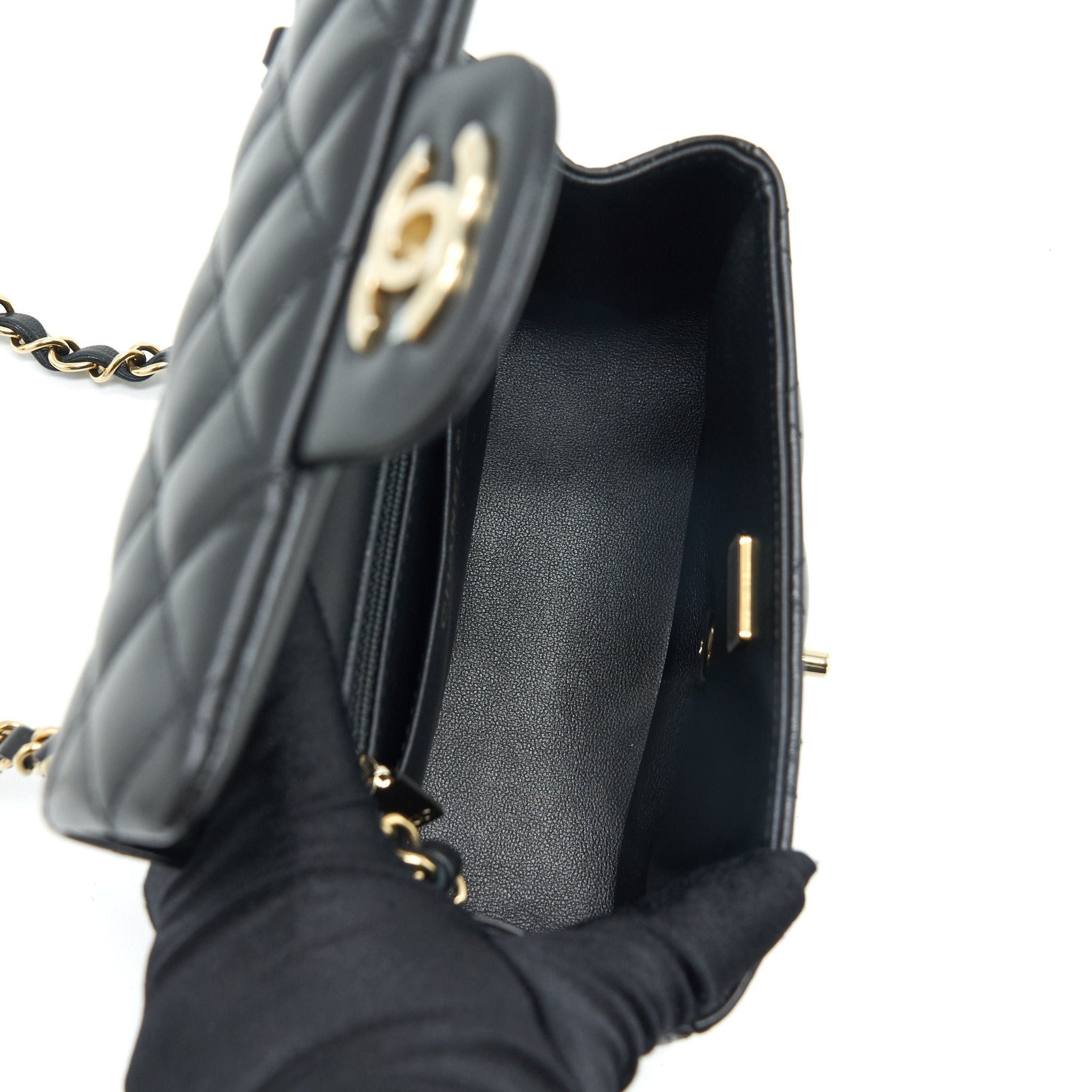 chanel-mini-square-flap-bag-lambskin-black-lghw-microchip-4