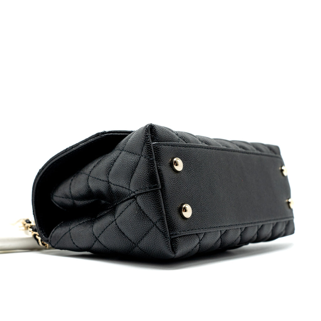 chanel-small-coco-handle-caviar-black-lghw-microchip-7