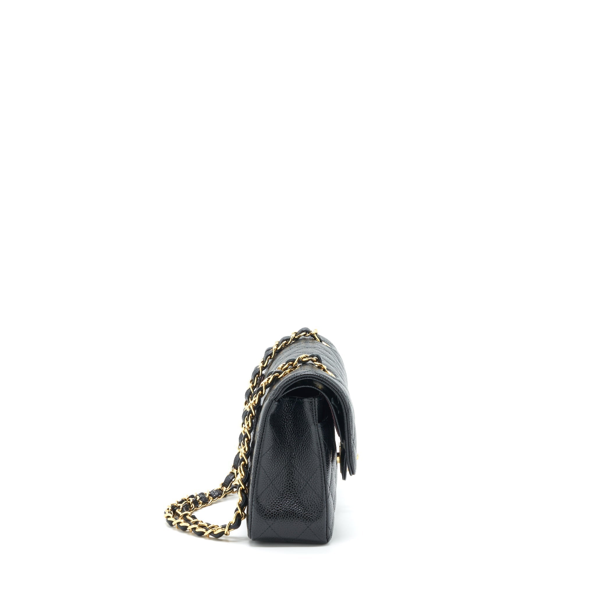 chanel-small-classic-double-flap-caviar-black-ghw-1
