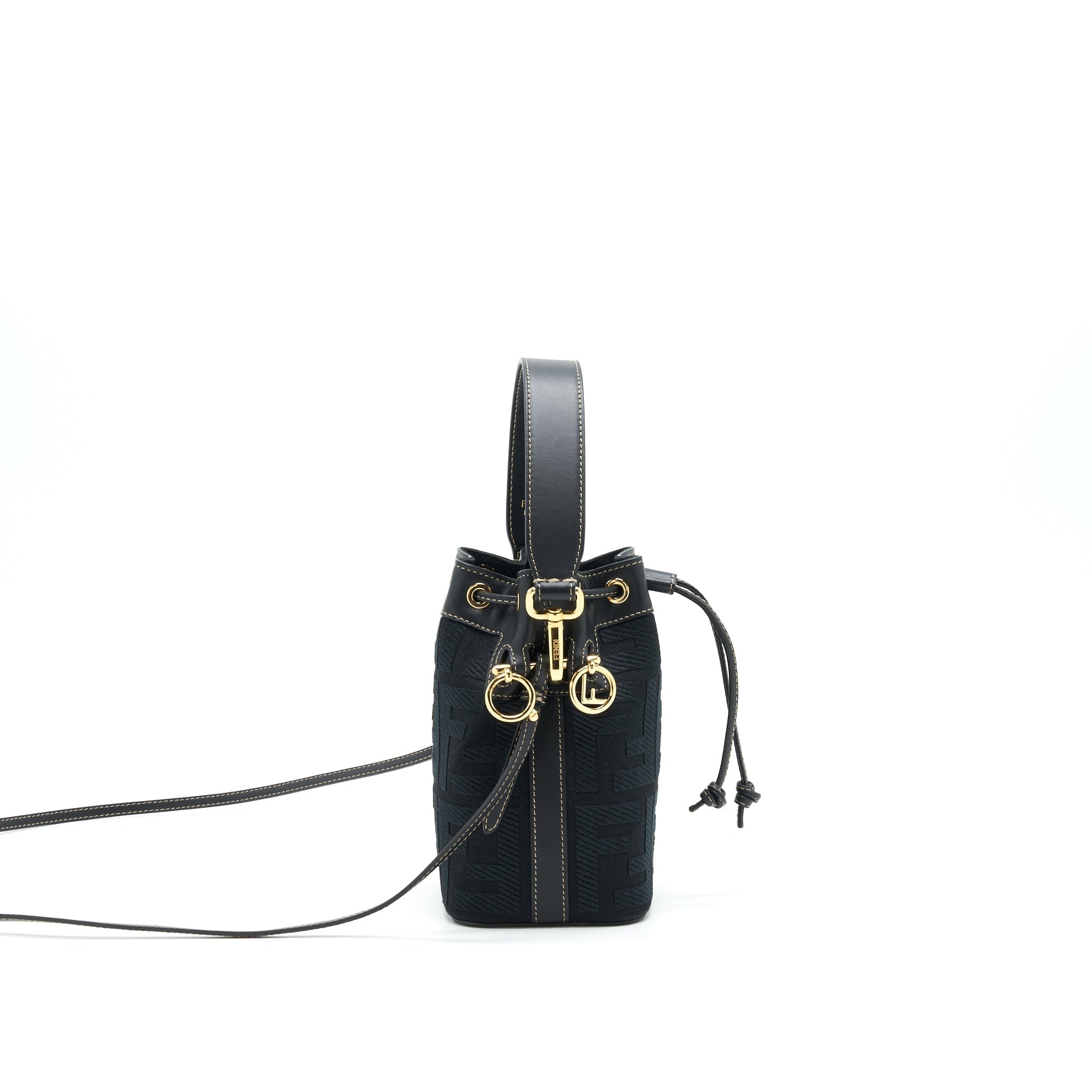 fendi-mon-tresor-black-canvas-bag