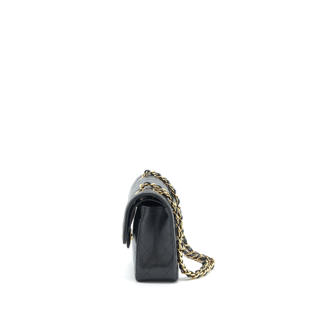 chanel-small-classic-double-flap-caviar-black-ghw-1