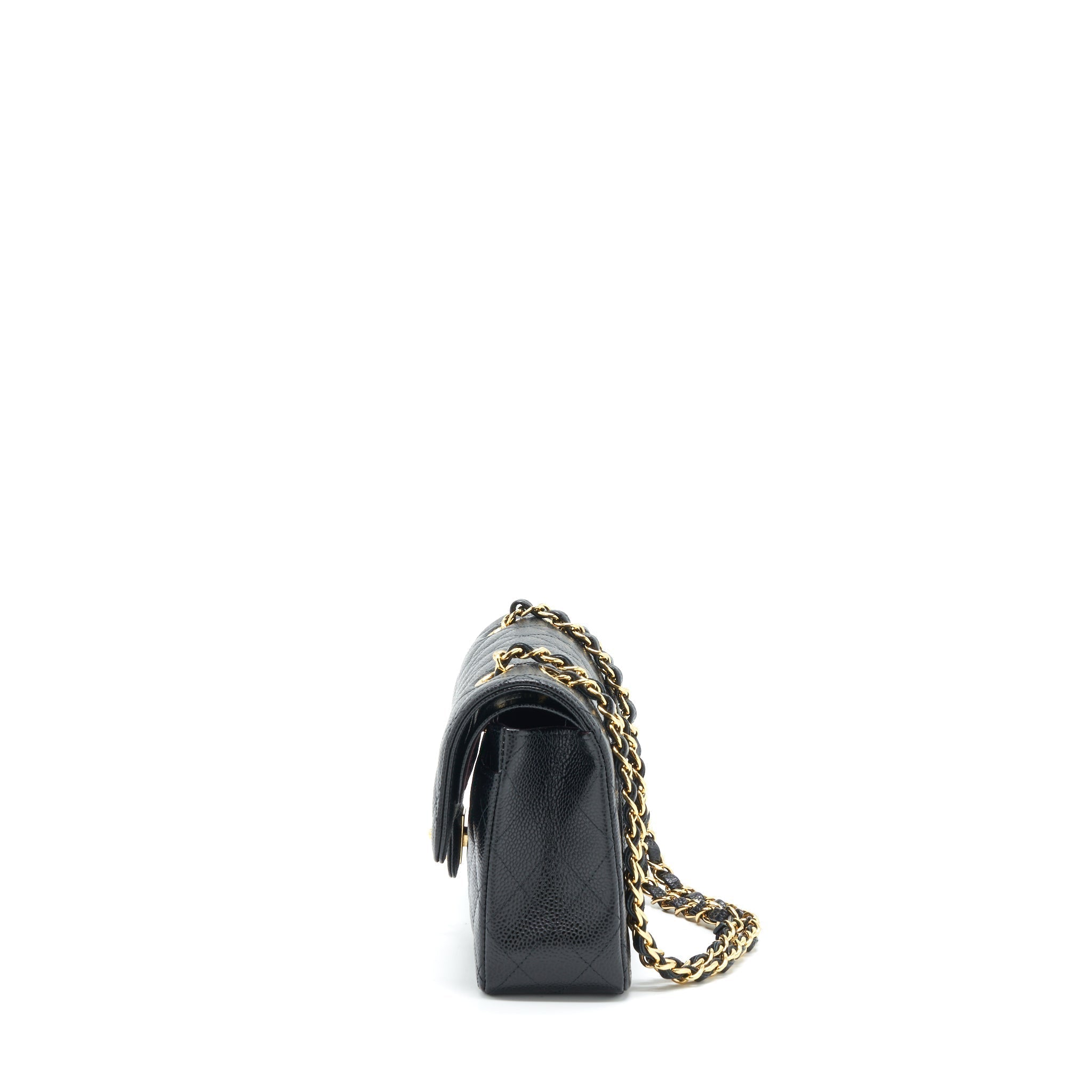 chanel-small-classic-double-flap-caviar-black-ghw-1