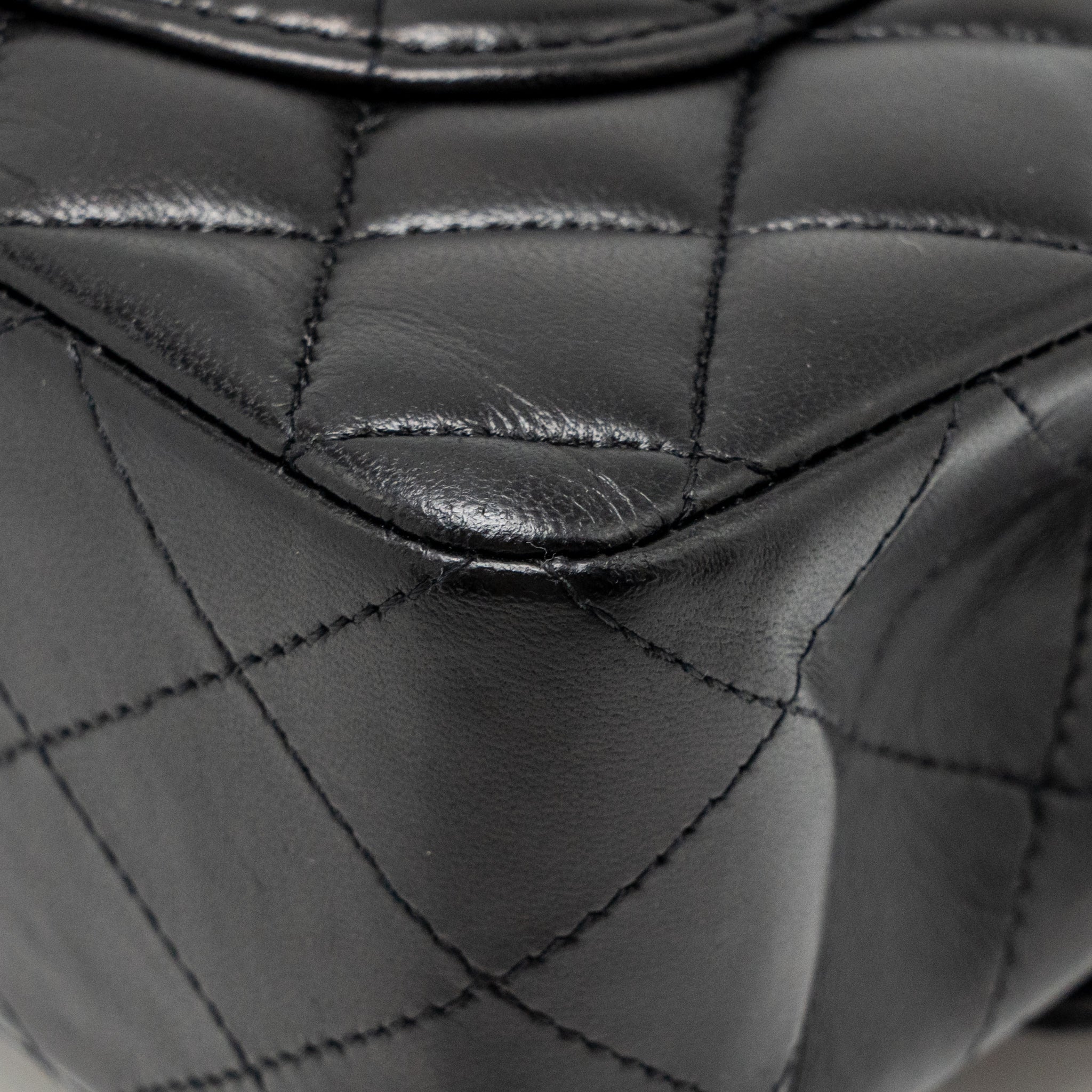 chanel-small-classic-double-flap-bag-lambskin-black-shw-2