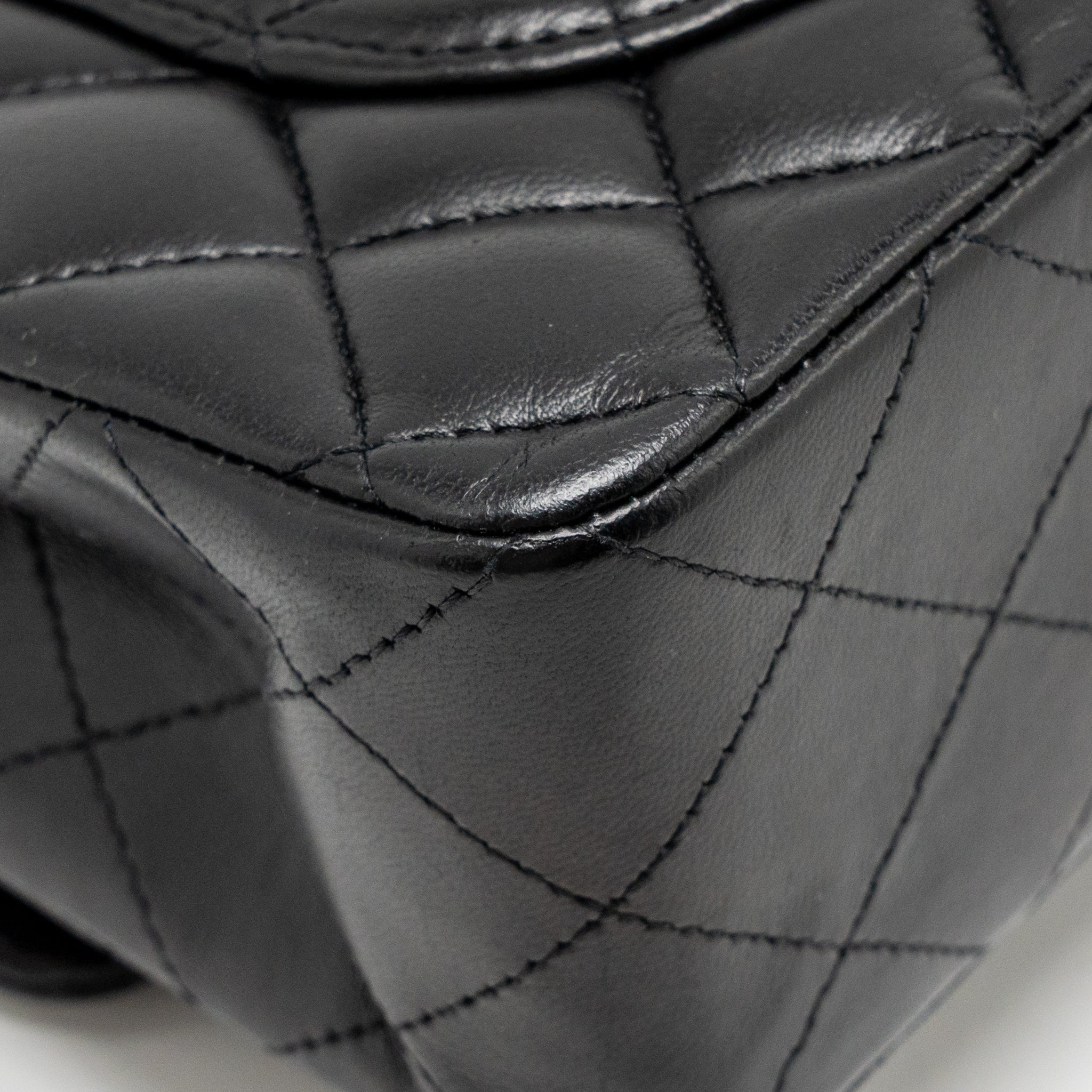 chanel-small-classic-double-flap-bag-lambskin-black-shw-2