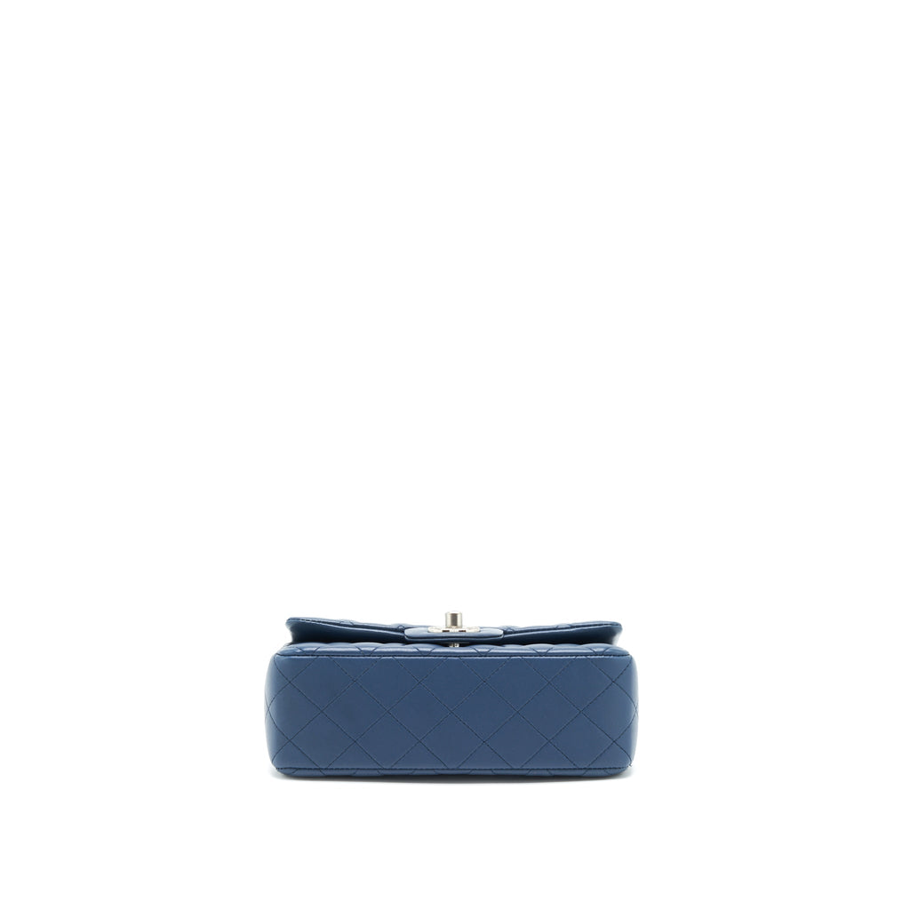 chanel-mini-rectangular-flap-bag-lambskin-blue-shw