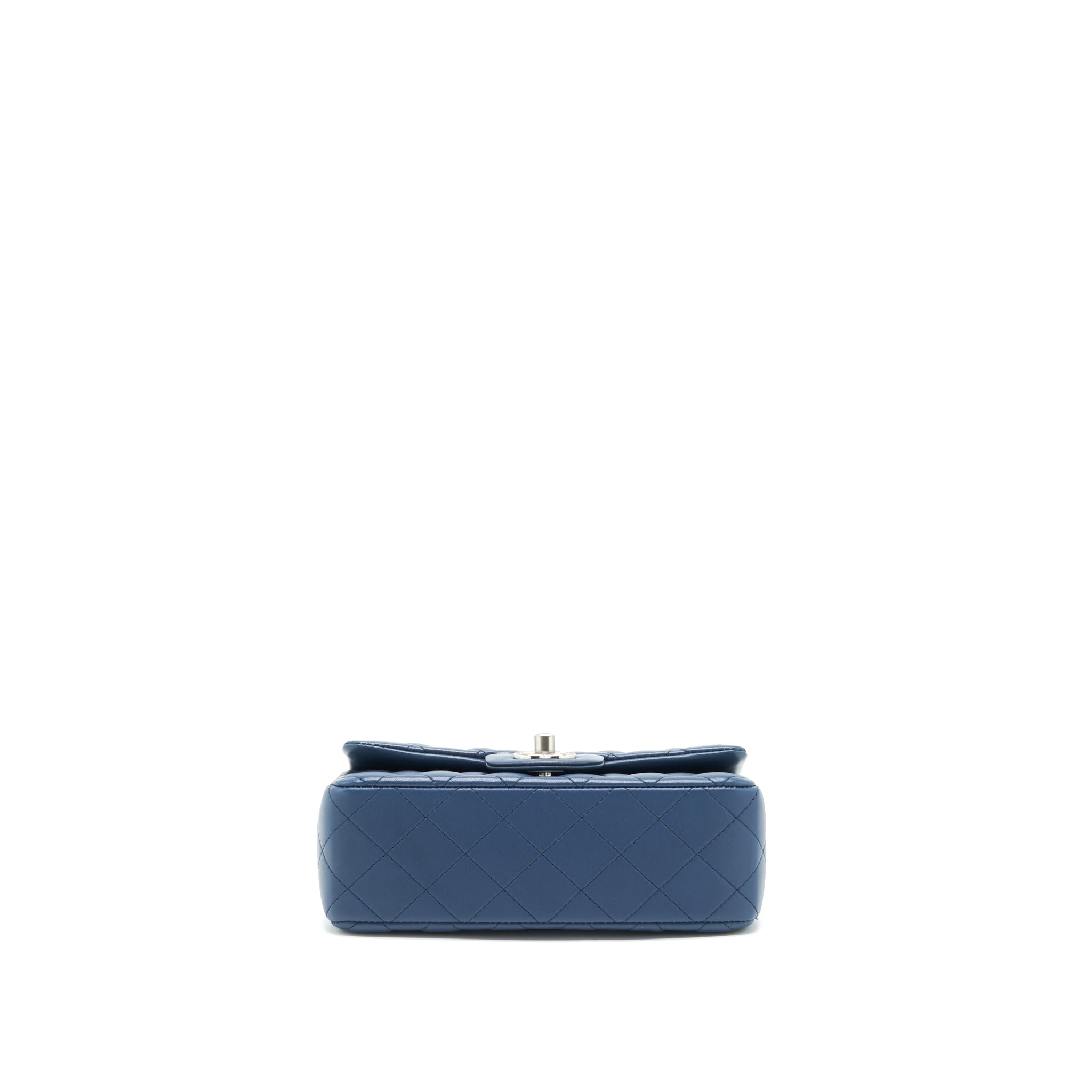 chanel-mini-rectangular-flap-bag-lambskin-blue-shw