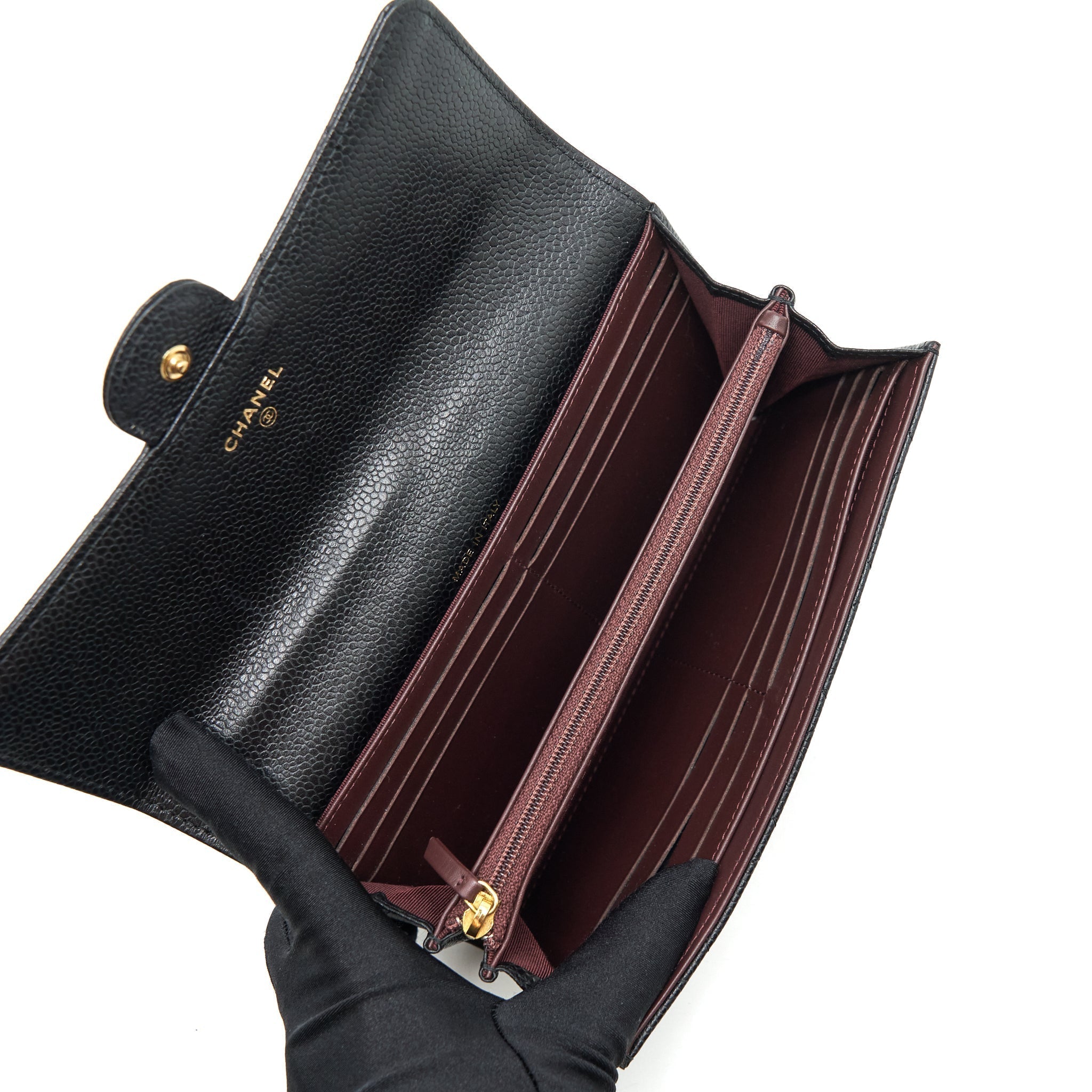 chanel-classic-flap-long-wallet-caviar-black-ghw