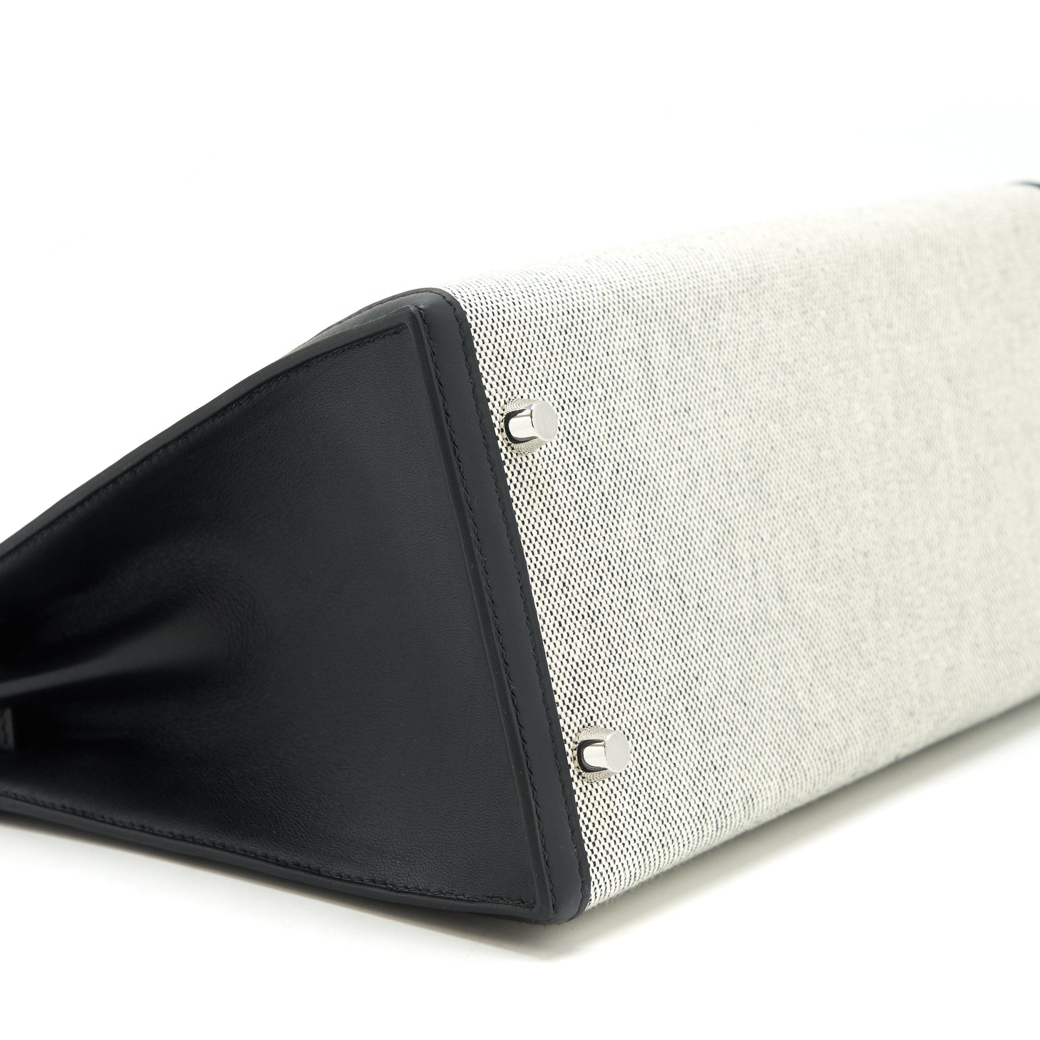 hermes-kelly-28-toile-h-black-beige-shw