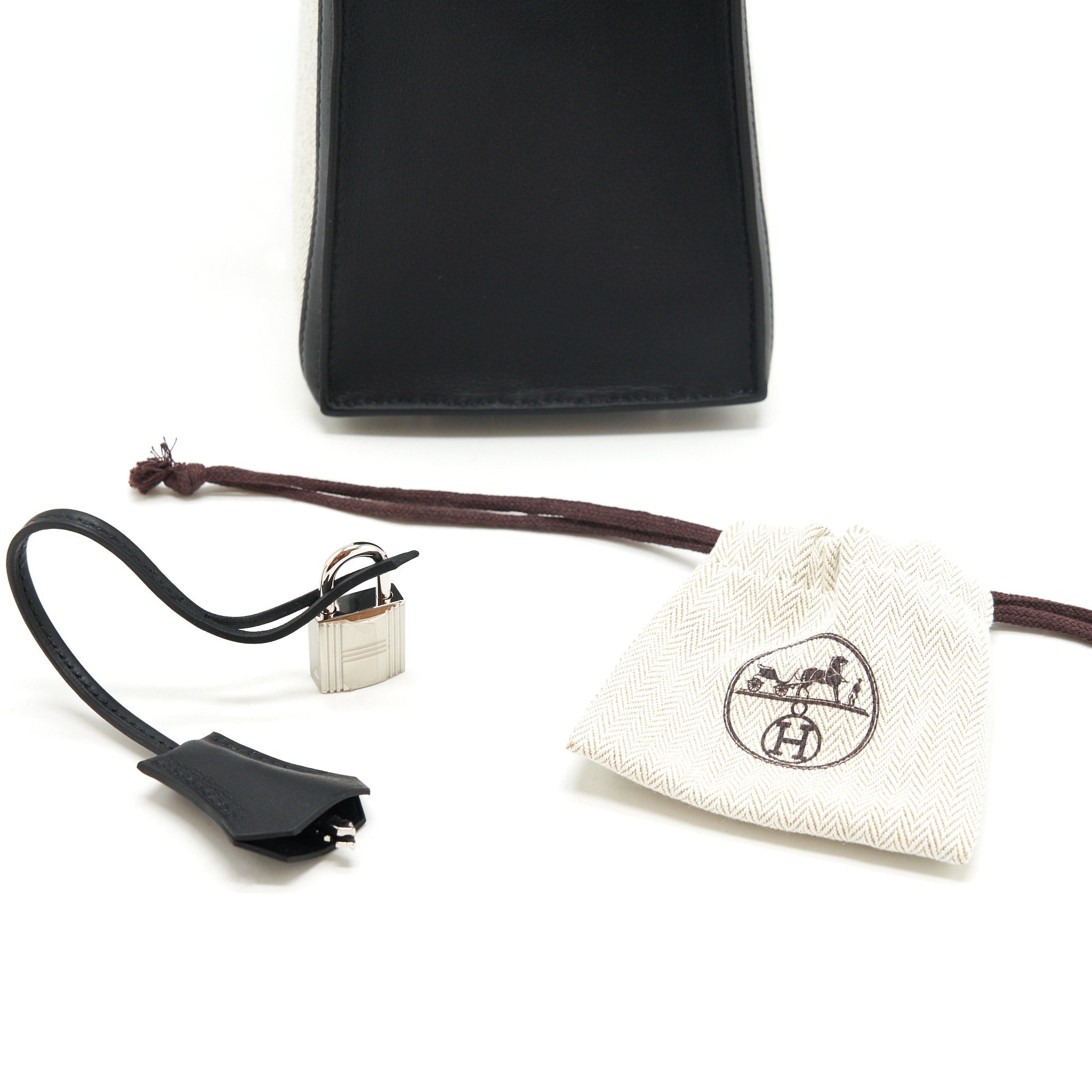 hermes-kelly-28-toile-h-black-beige-shw