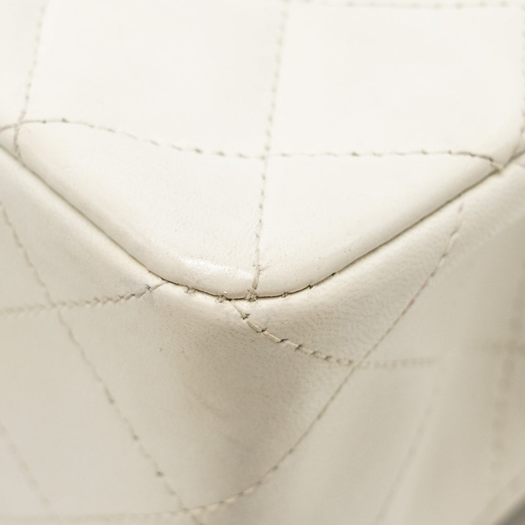 chanel-vintage-small-classic-double-flap-bag-lambskin-white-ghw