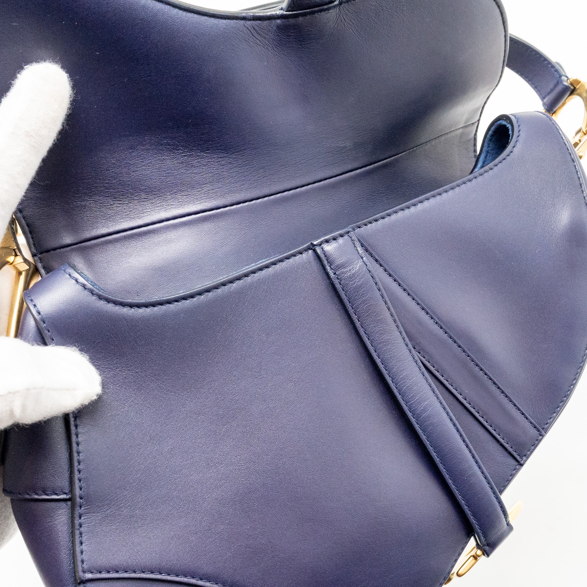 dior-medium-saddle-bag-calfskin-navy-ghw-with-black-oblique-strap