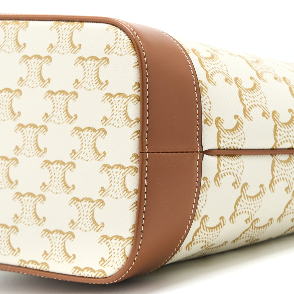 celine-small-bucket-bag-triomphe-canvas-calfskin-white
