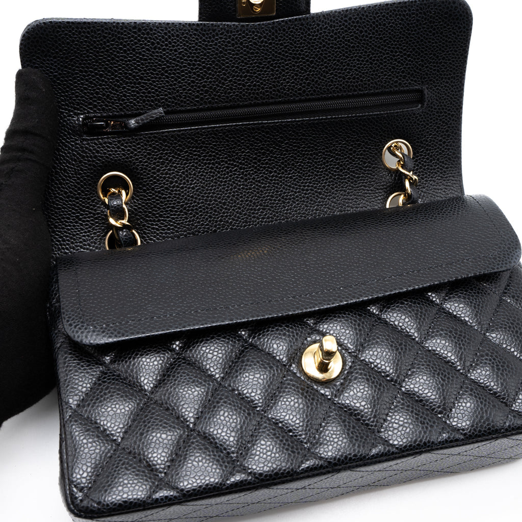 chanel-small-classic-double-flap-bag-caviar-black-ghw-microchip-9