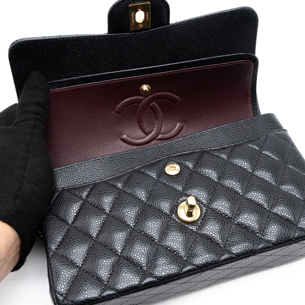 chanel-small-classic-double-flap-bag-caviar-black-ghw-microchip-9