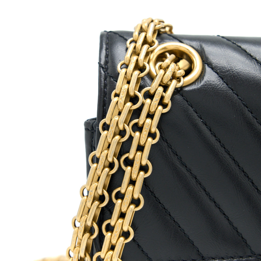 chanel-2-55-mini-chevron-flap-bag-lambskin-black-ghw
