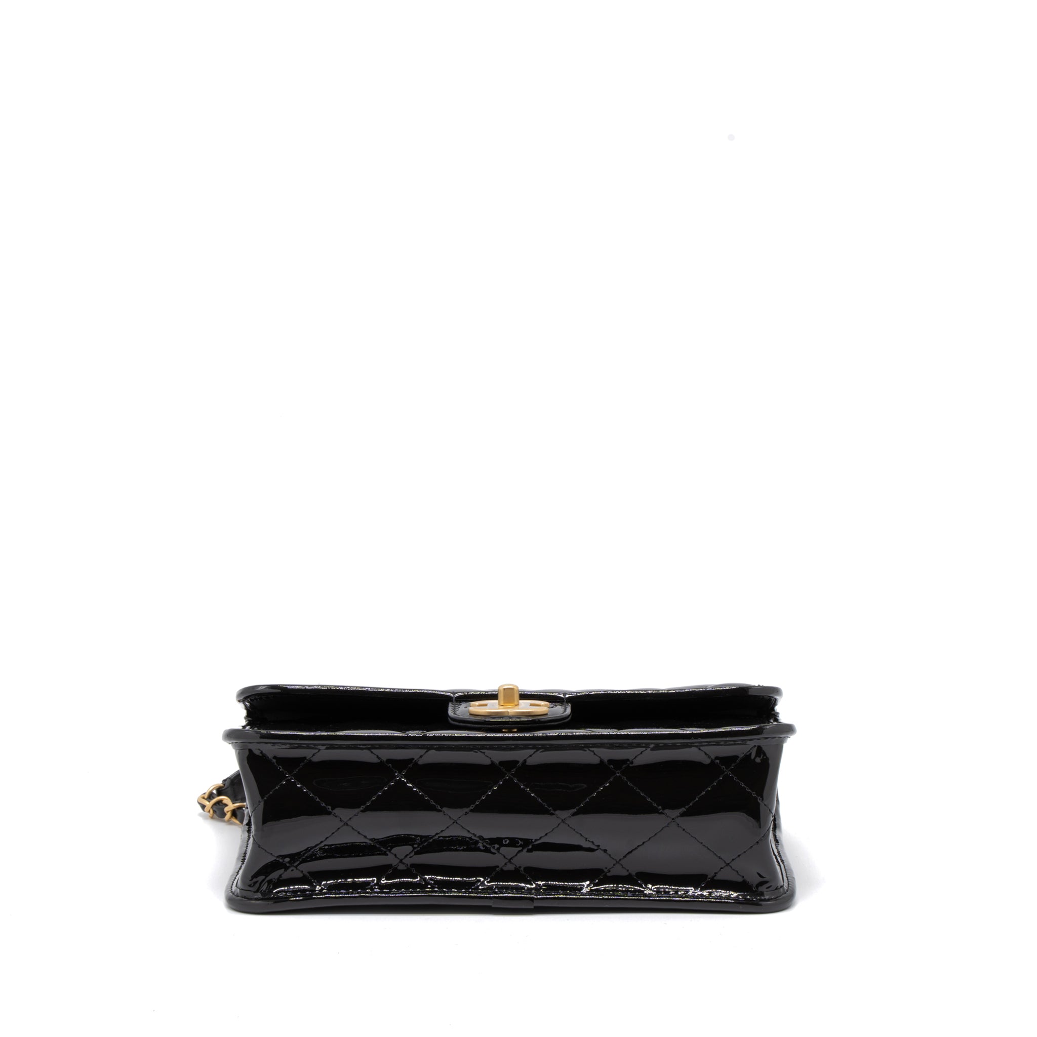 chanel-22k-top-handle-messenger-bag-patent-black-brushed-ghw-microchip