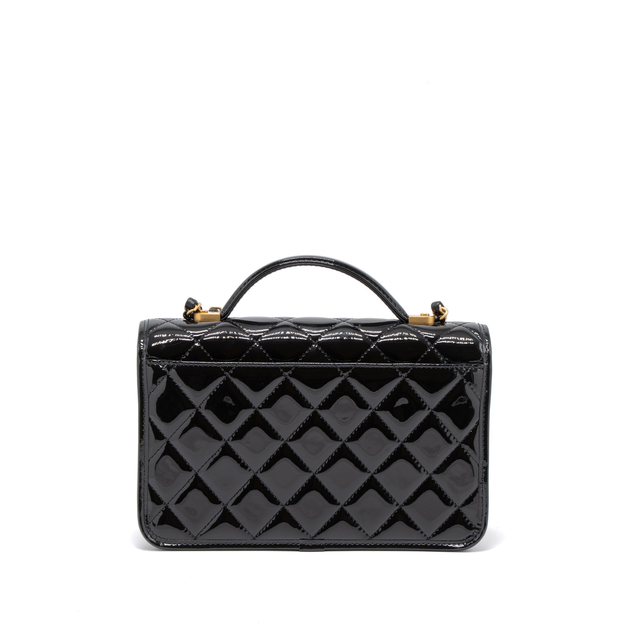 chanel-22k-top-handle-messenger-bag-patent-black-brushed-ghw-microchip