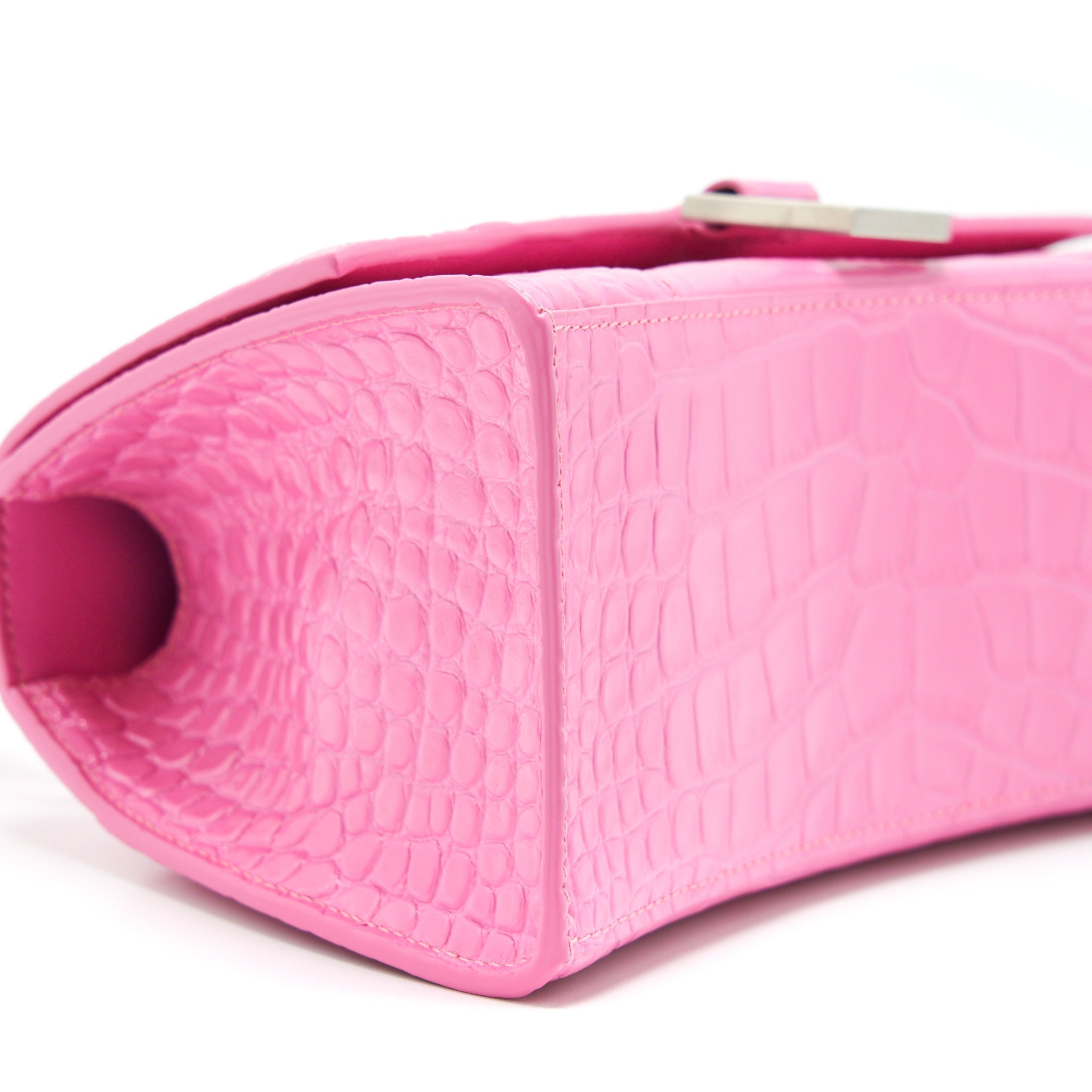 balenciaga-hourglass-croc-embossed-pink-shw