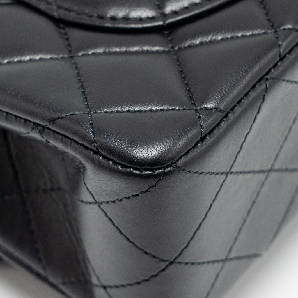 chanel-small-classic-double-flap-bag-lambskin-black-ghw-2