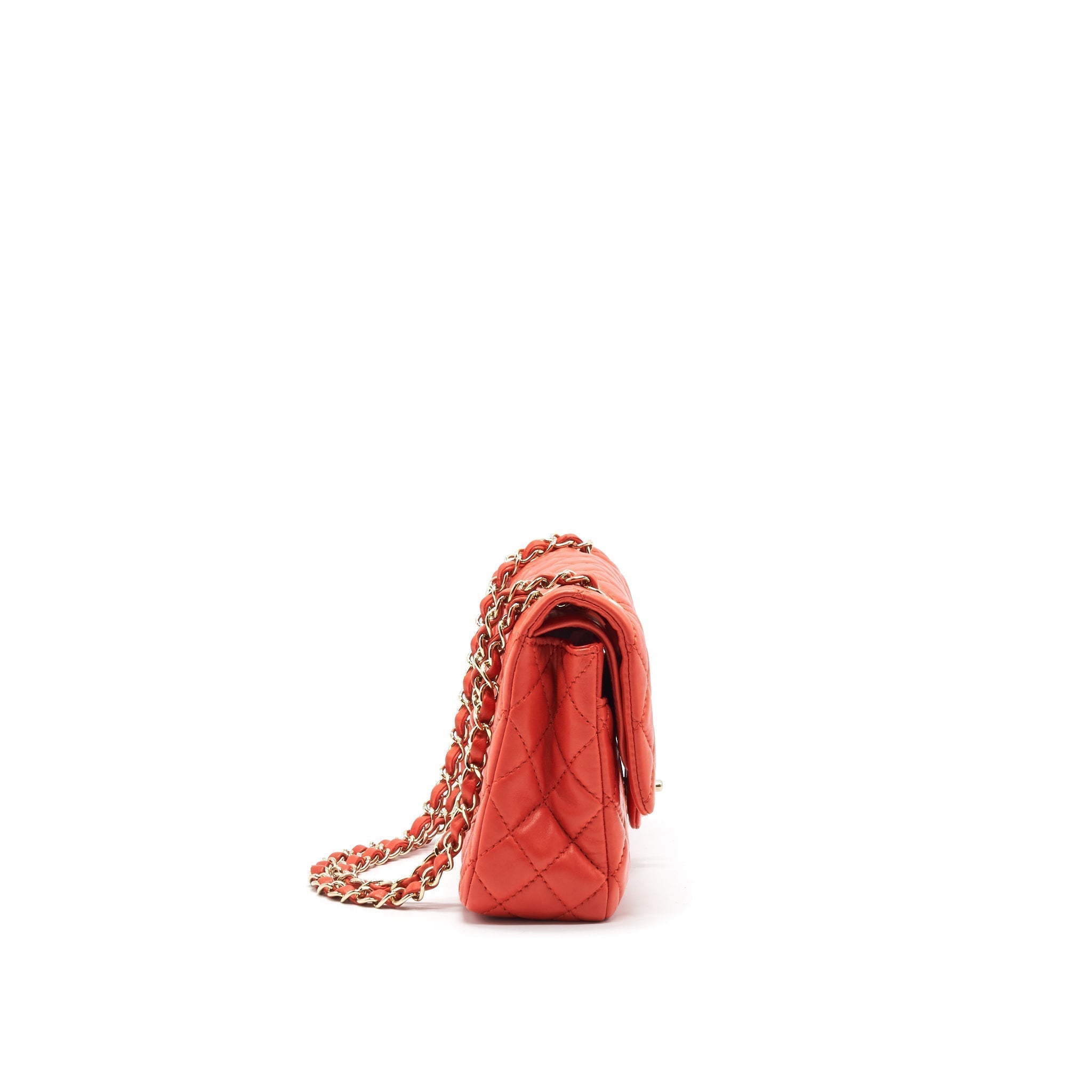 chanel-classic-medium-double-flap-lambskin-in-coral-lghw