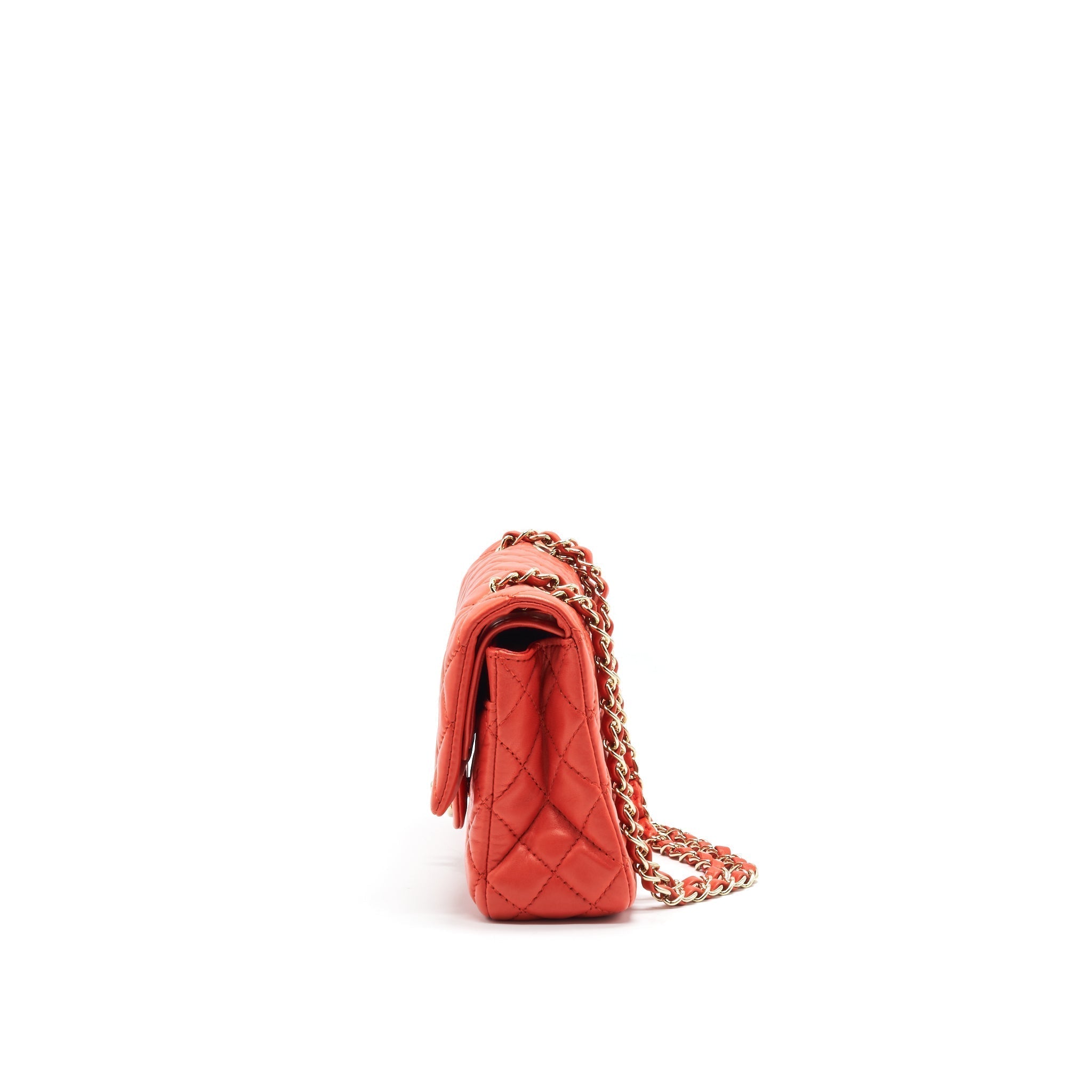 chanel-classic-medium-double-flap-lambskin-in-coral-lghw