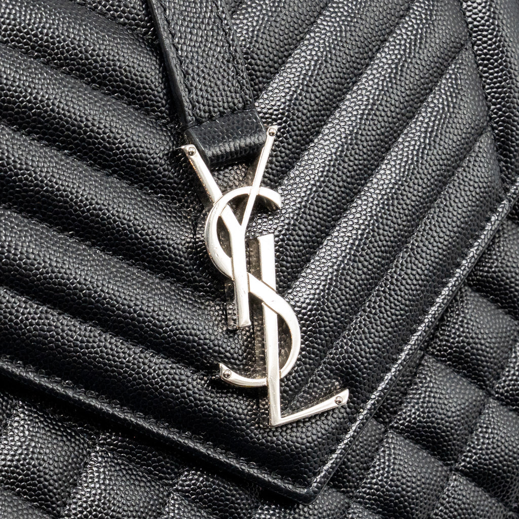 saint-laurent-ysl-medium-envelop-bag-grained-calfskin-black-shw