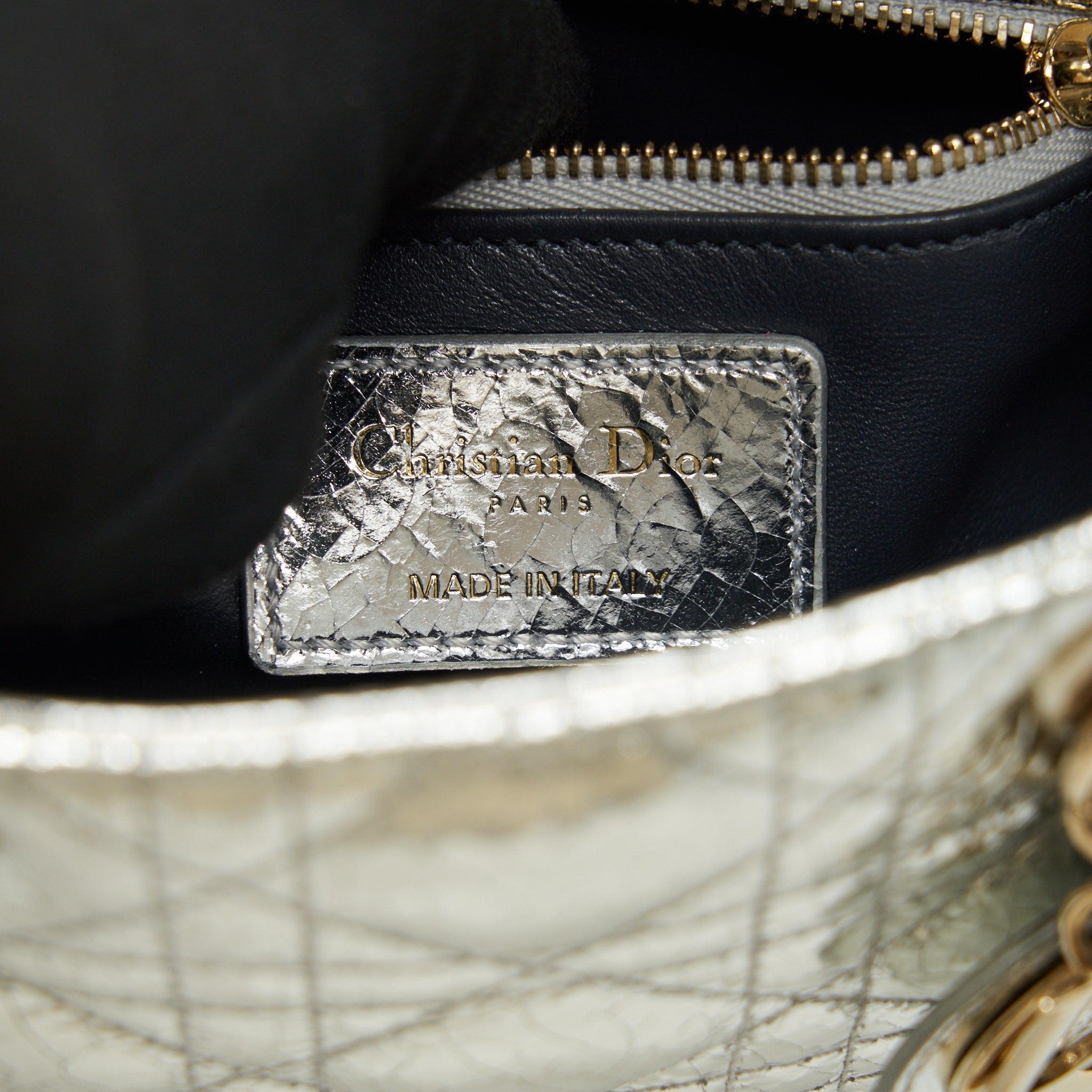 christian-dior-mini-lady-dior-metallic-silver