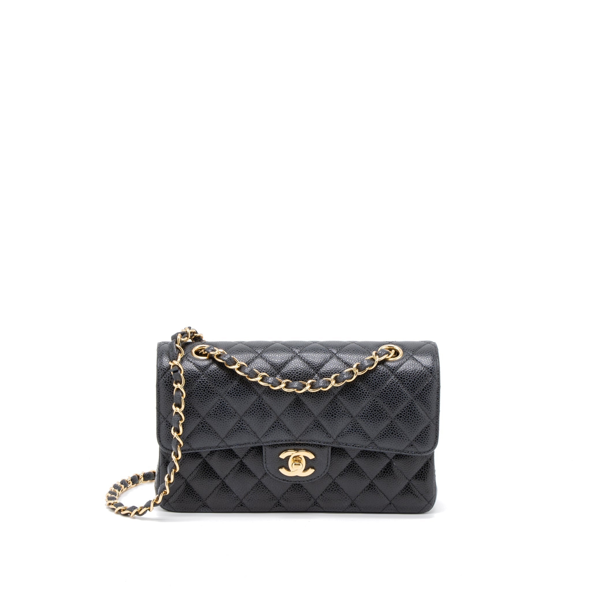 chanel-small-classic-double-flap-bag-caviar-black-ghw-microchip-9