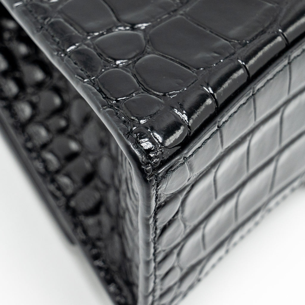 balenciaga-xs-hourglass-croc-embossed-calfskin-so-black