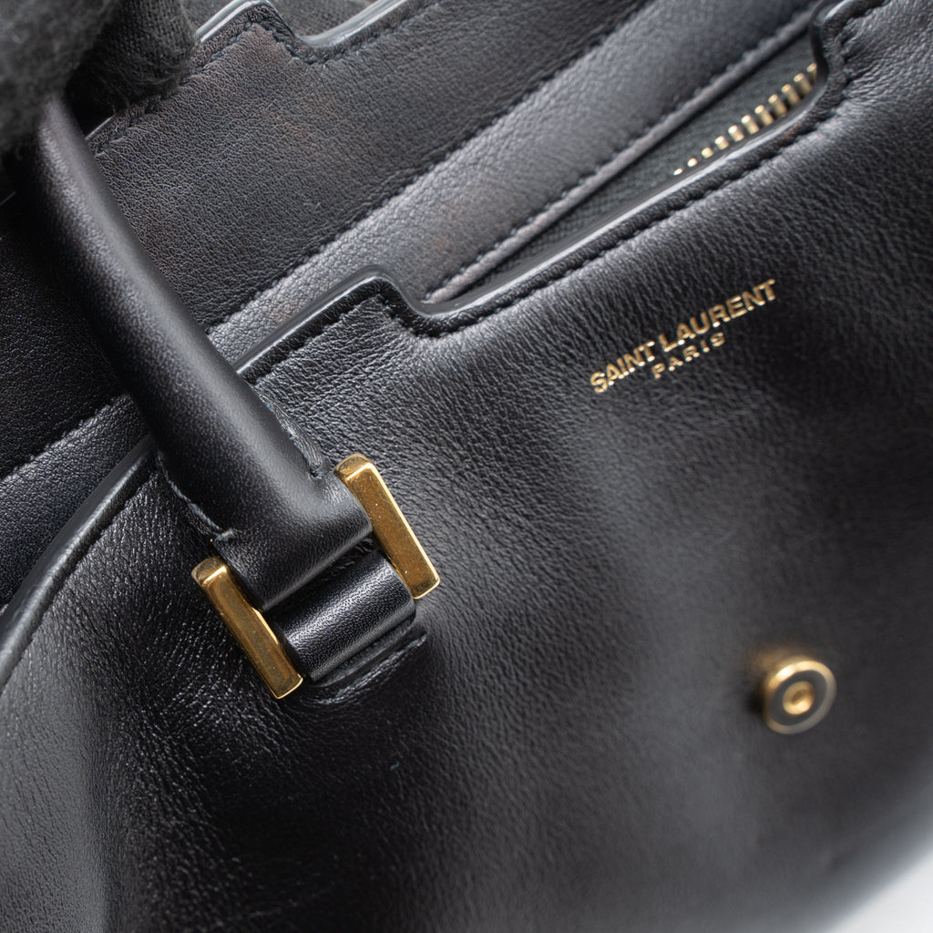 saint-laurent-cabas-tote-calfskin-black-ghw