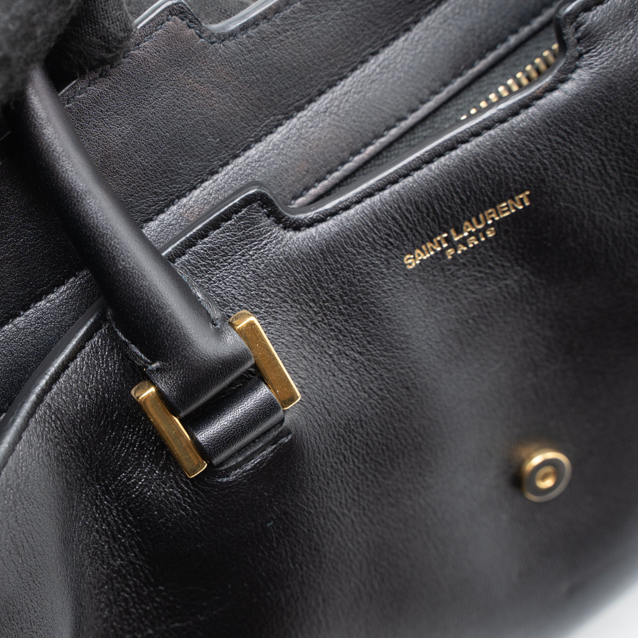 saint-laurent-cabas-tote-calfskin-black-ghw