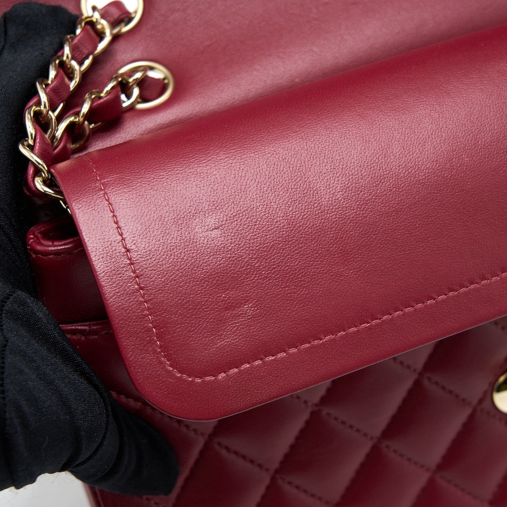 copy-of-chanel-medium-classic-flap-bag-lambskin-dark-red-lghw-microchip